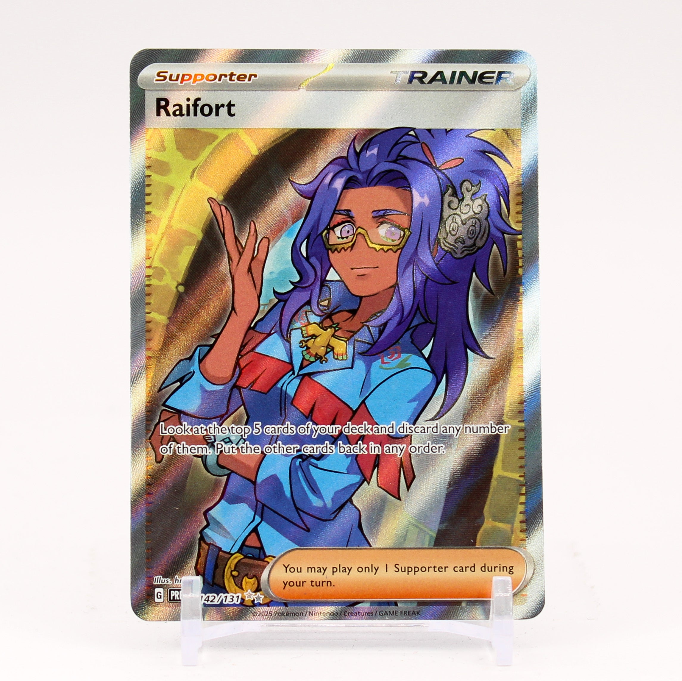 Raifort - 142/131 Prismatic Evolutions Full Art Trainer - NM/MINT