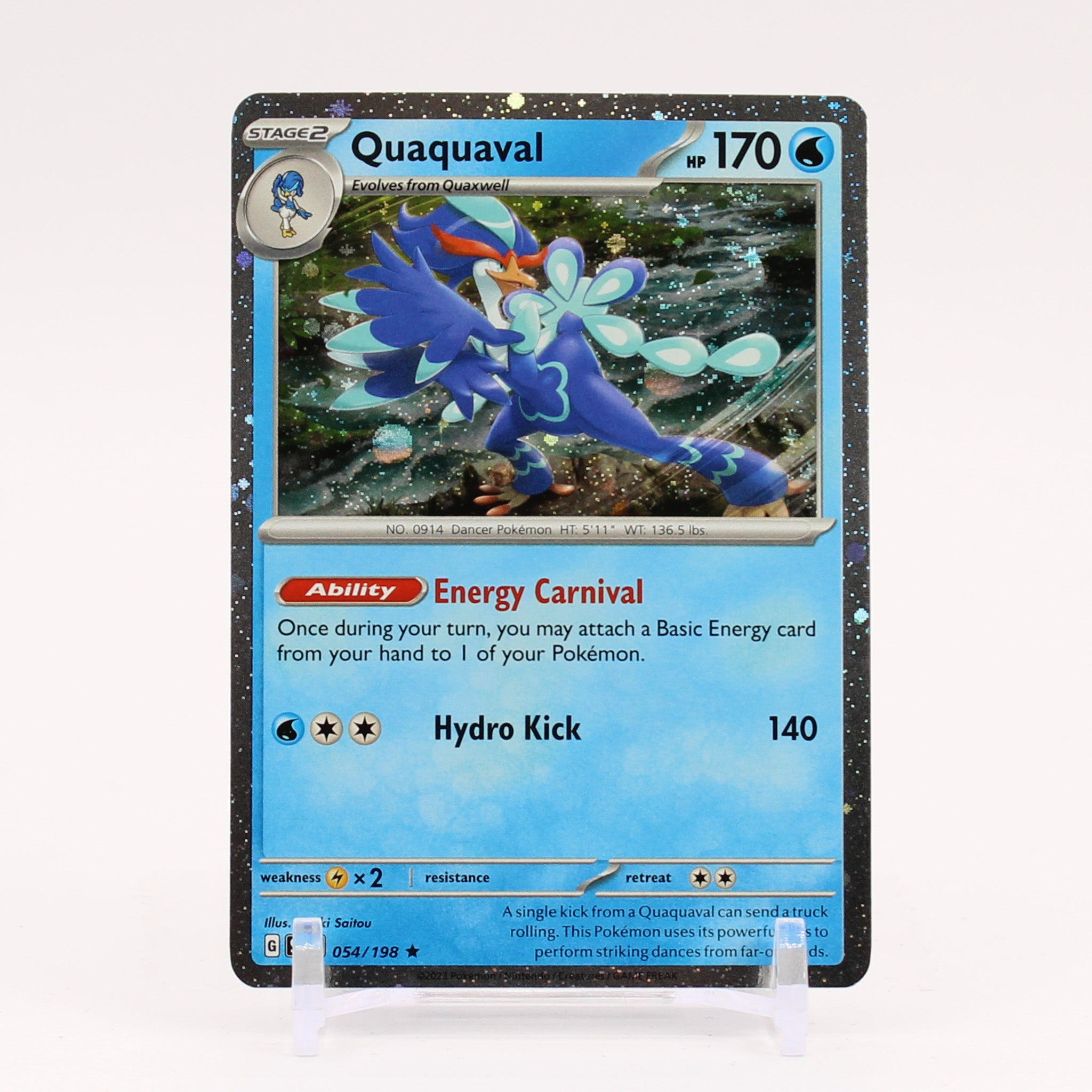 Quaquaval - SV1 Tin Promo Cosmos Holo Pokemon - NM/MINT