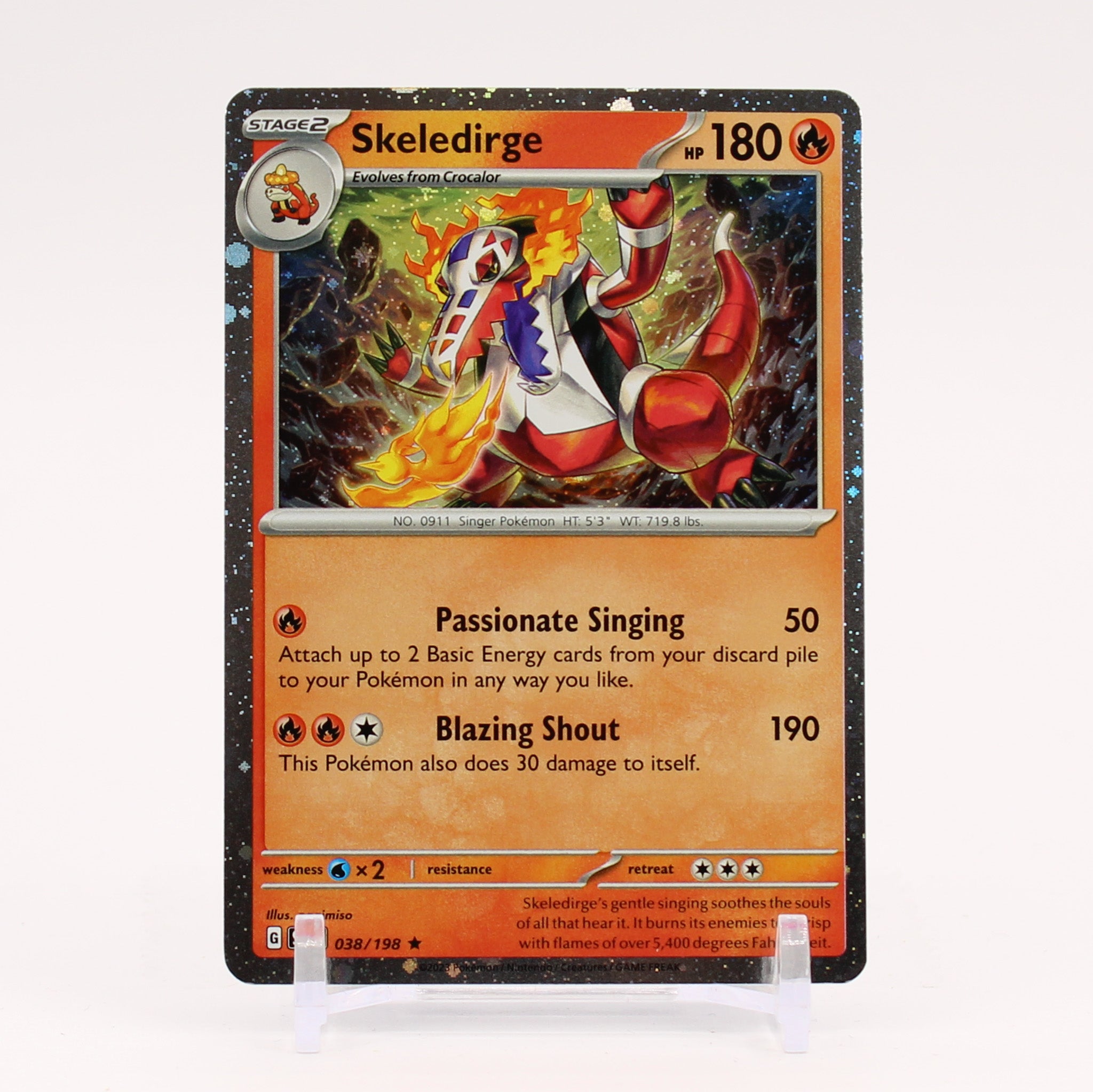 Skeledirge - SV1 Tin Promo Cosmos Holo Pokemon - NM/MINT