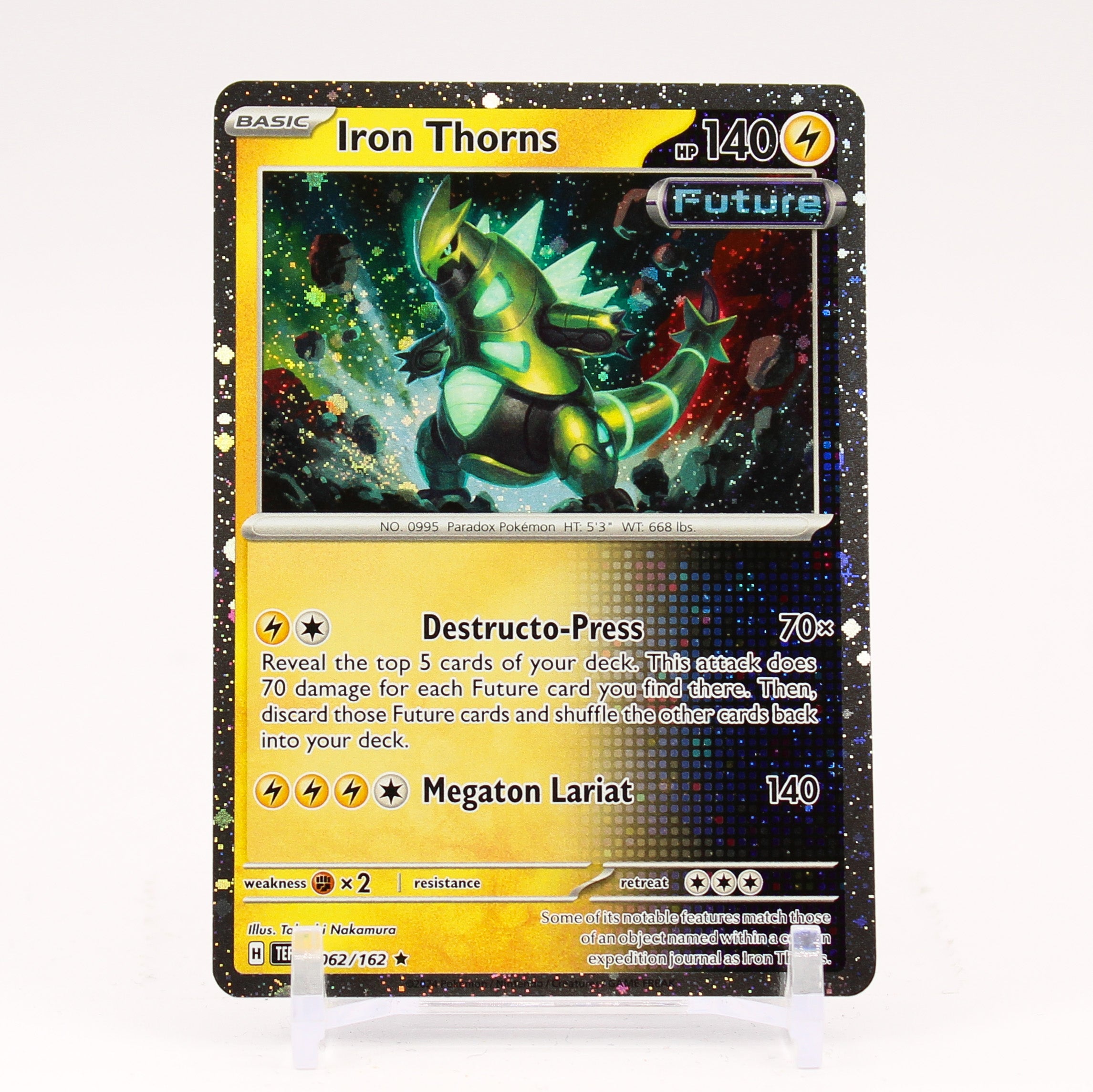 Iron Thorns - 062/162 Cosmos Holo PROMO Pokemon - NM/MINT