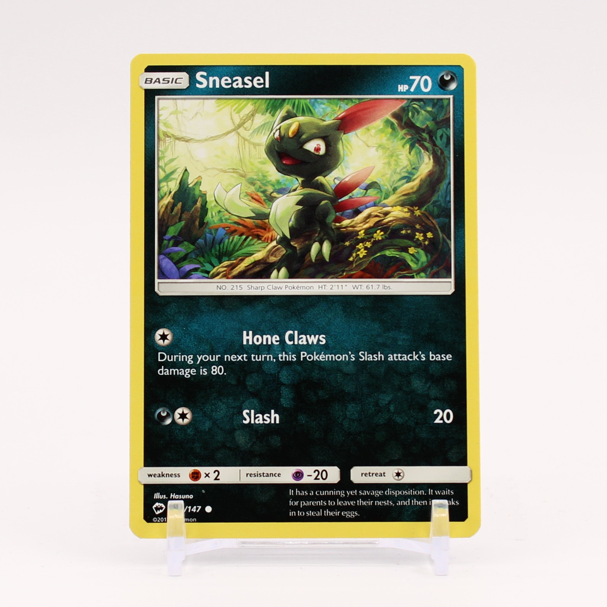 Sneasel - 85/147 Burning Shadows Pokemon - NM/MINT