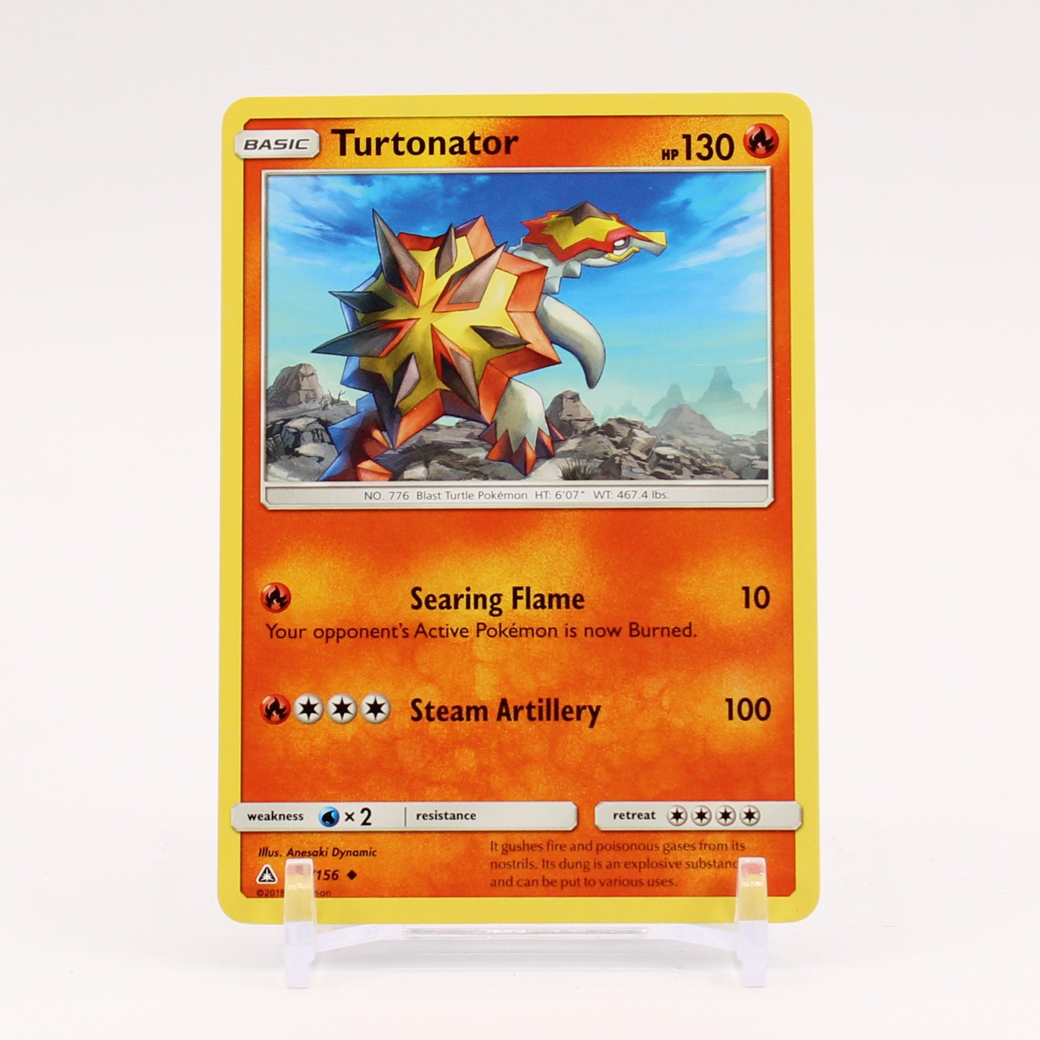 Turtonator - 27/156 Ultra Prism Pokemon - NM/MINT
