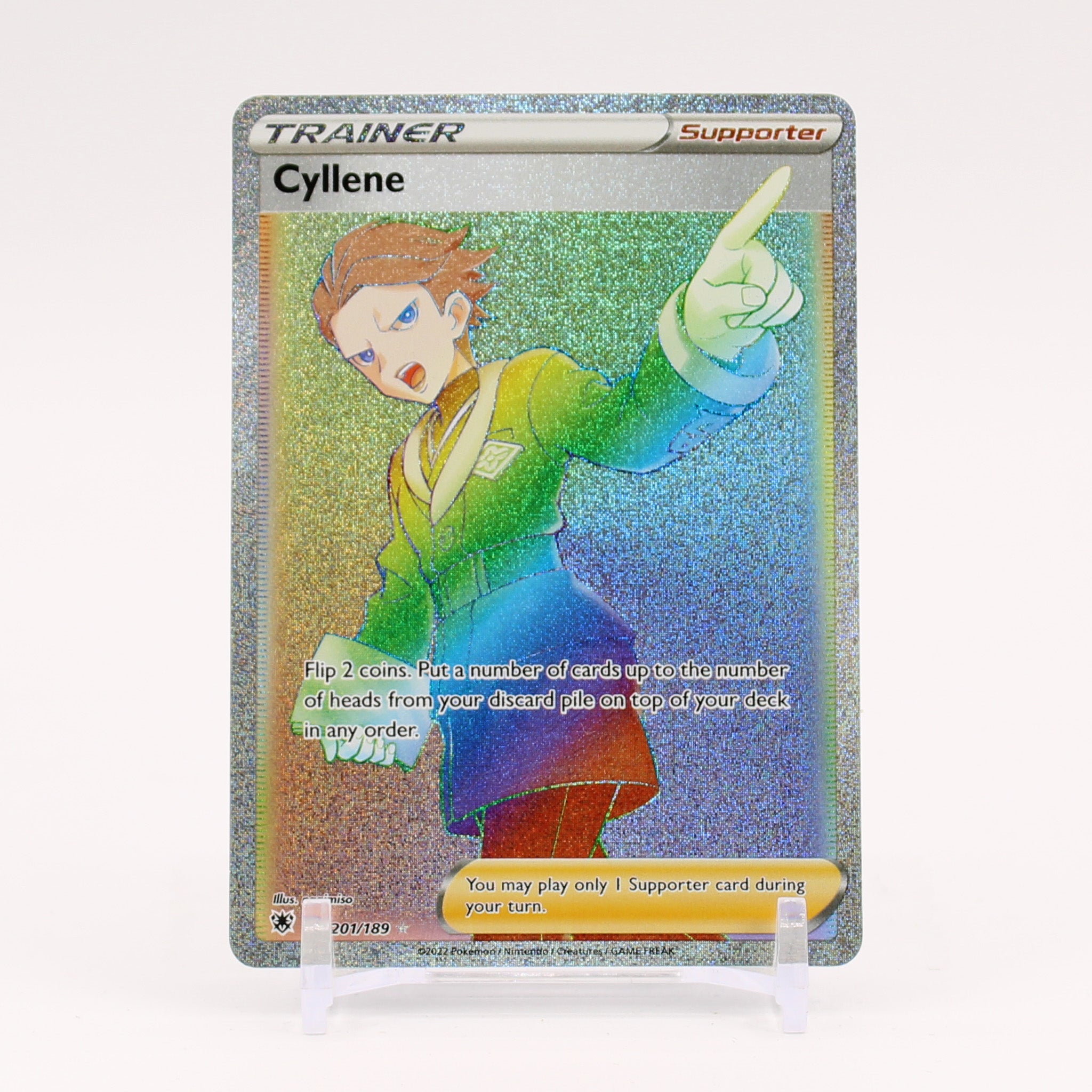 Cyllene - 201/189 Astral Radiance Rainbow Trainer - NM/MINT
