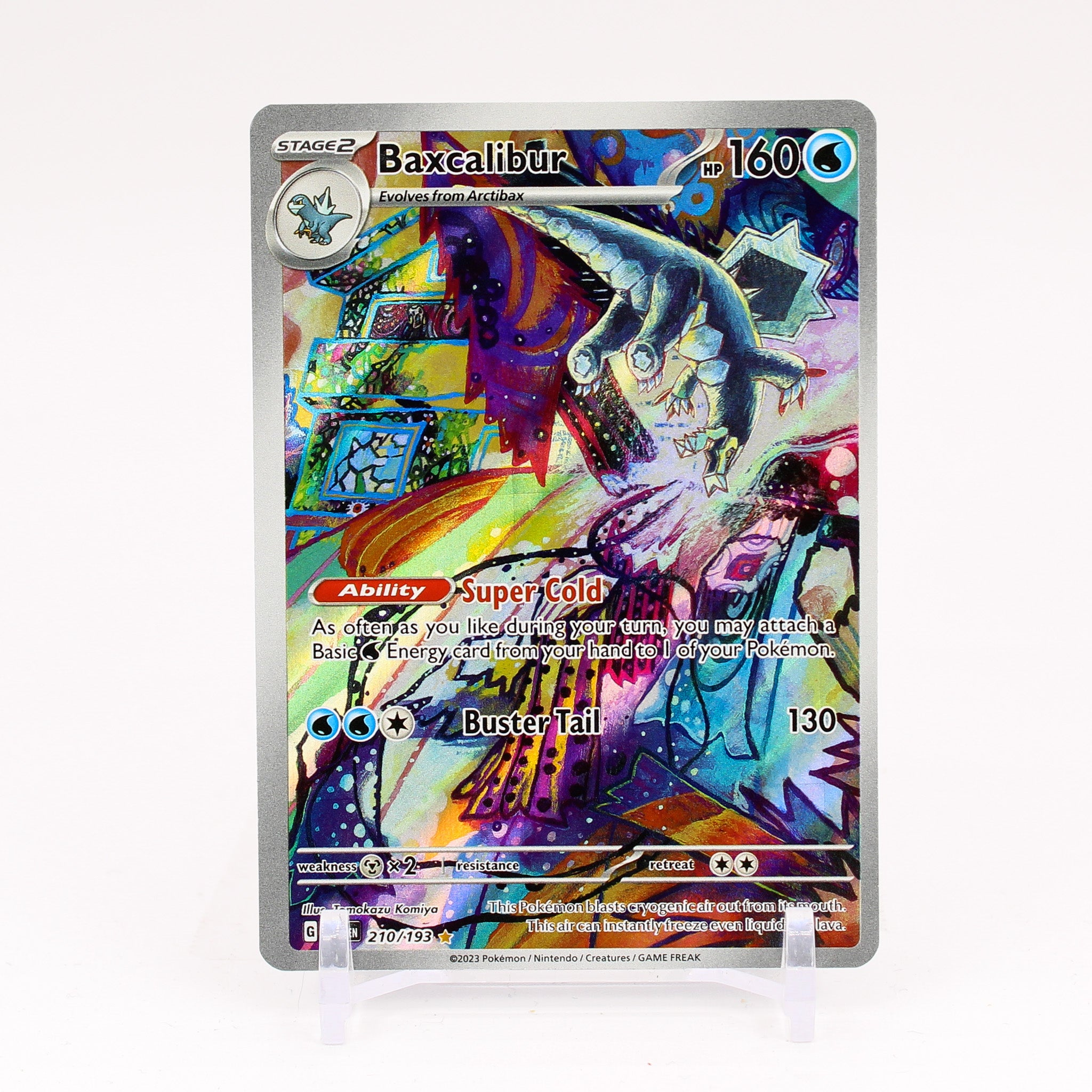 Baxcalibur - 210/193 Paldea Evolved ILLUSTRATION RARE Pokemon - NM/MINT