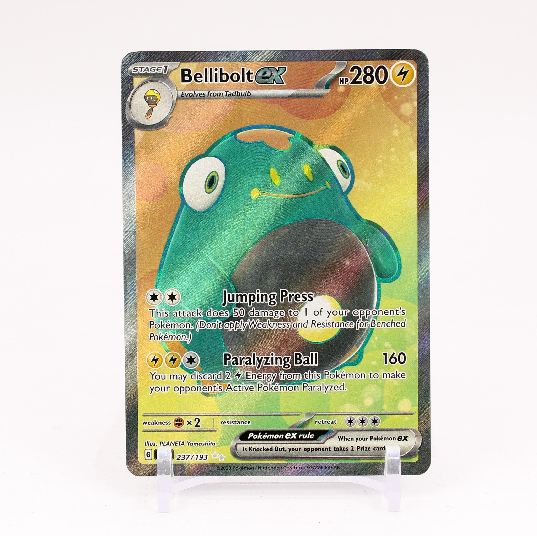 Bellibolt ex - 237/193 Paldea Evolved FULL ART Pokemon - NM/MINT