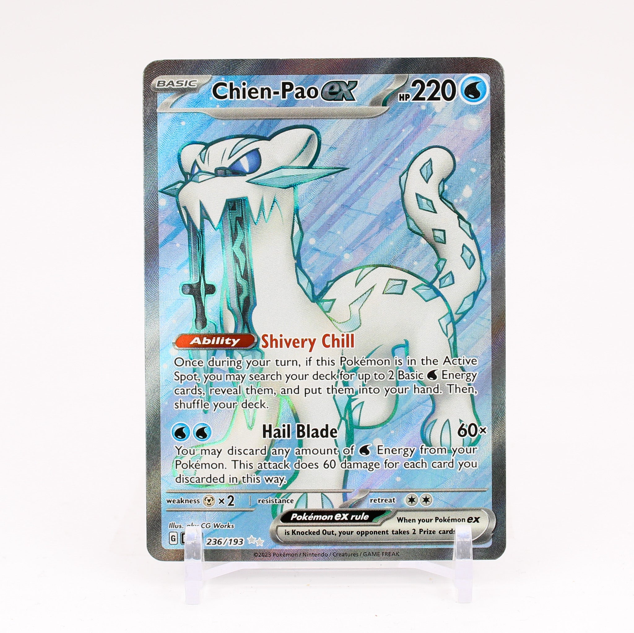 Chien-Pao ex - 236/193 Paldea Evolved FULL ART Pokemon - NM/MINT
