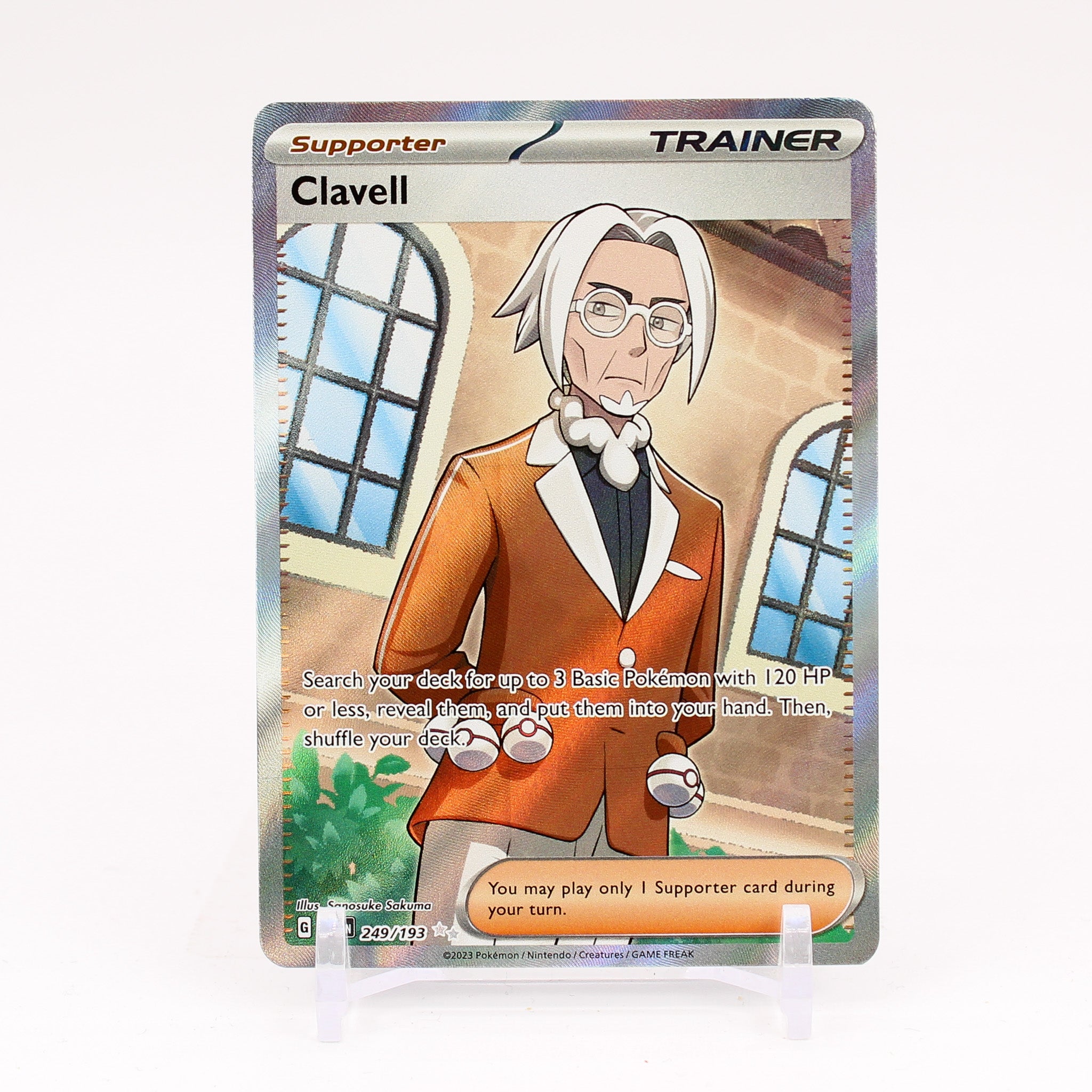 Clavell - 249/193 Paldea Evolved FULL ART Trainer - NM/MINT