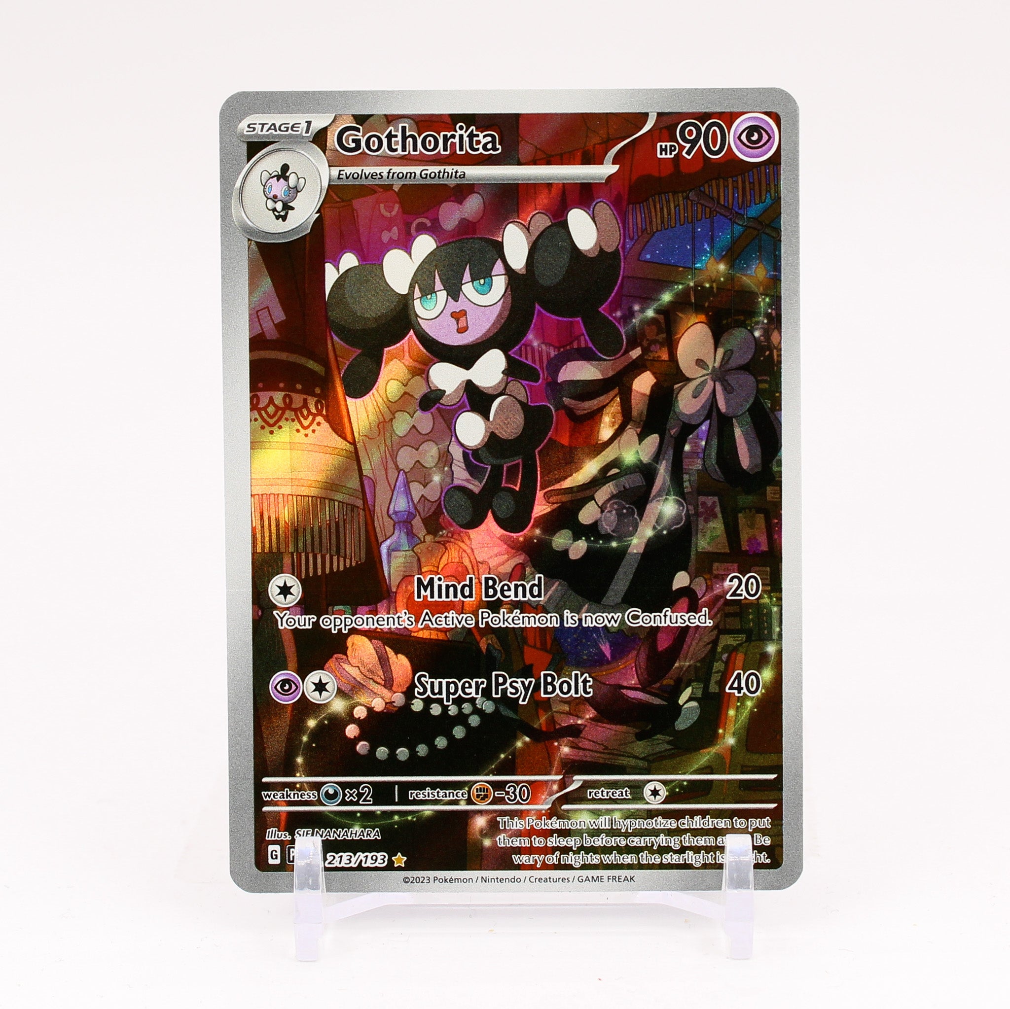 Gothorita - 213/193 Paldea Evolved ILLUSTRATION RARE Pokemon - NM/MINT