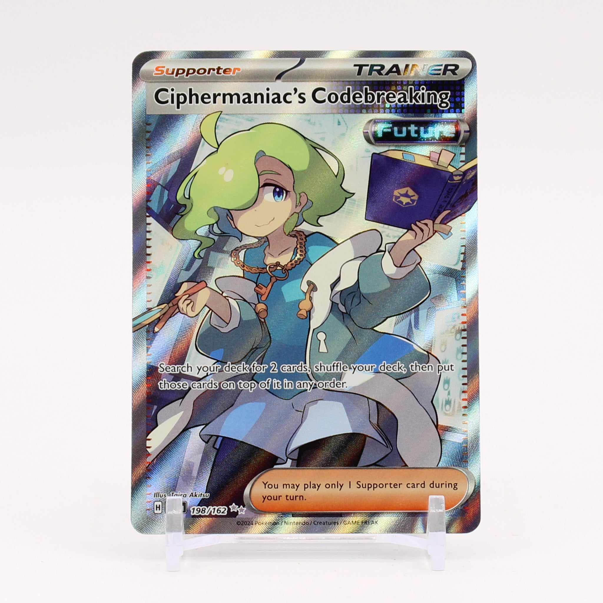 Ciphermaniac's Codebreaking - 198/162 Temporal Forces Full Art Trainer - NM/MINT