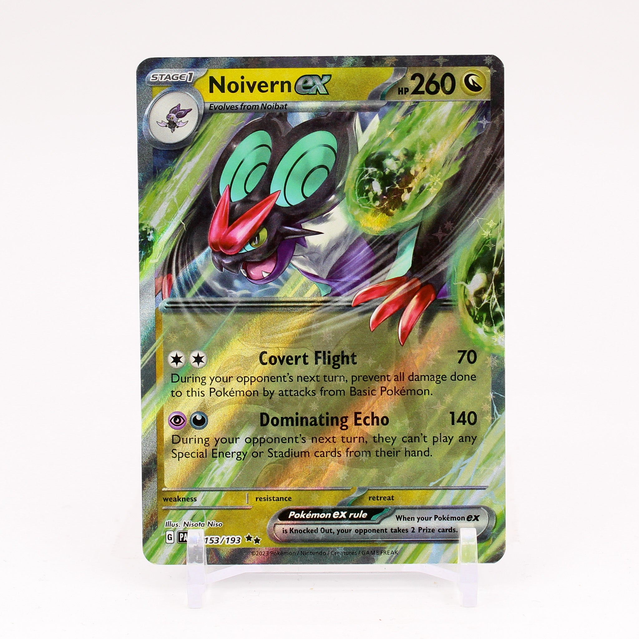 Noivern ex - 153/193 Paldea Evolved Doble Rare Pokemon - NM/MINT