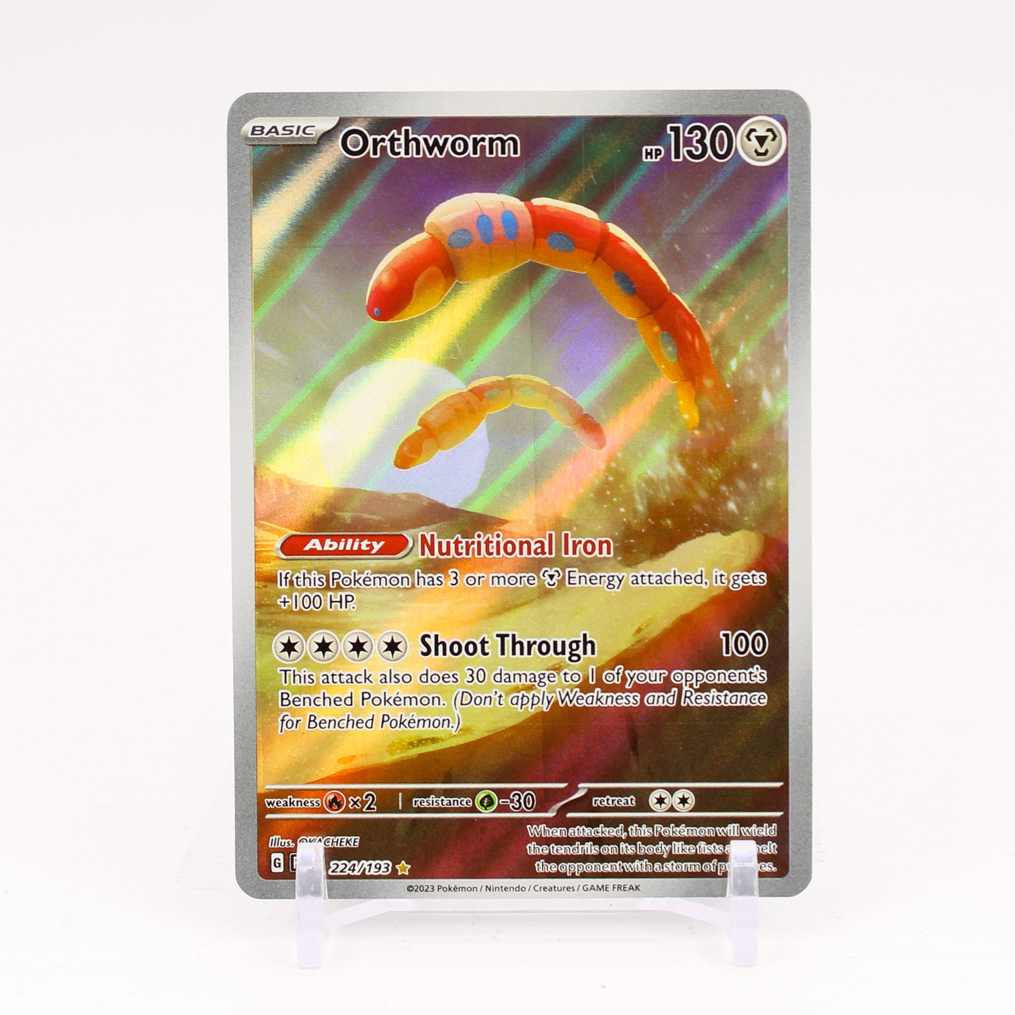 Orthworm - 224/193 Paldea Evolved ILLUSTRATION RARE Pokemon - NM/MINT