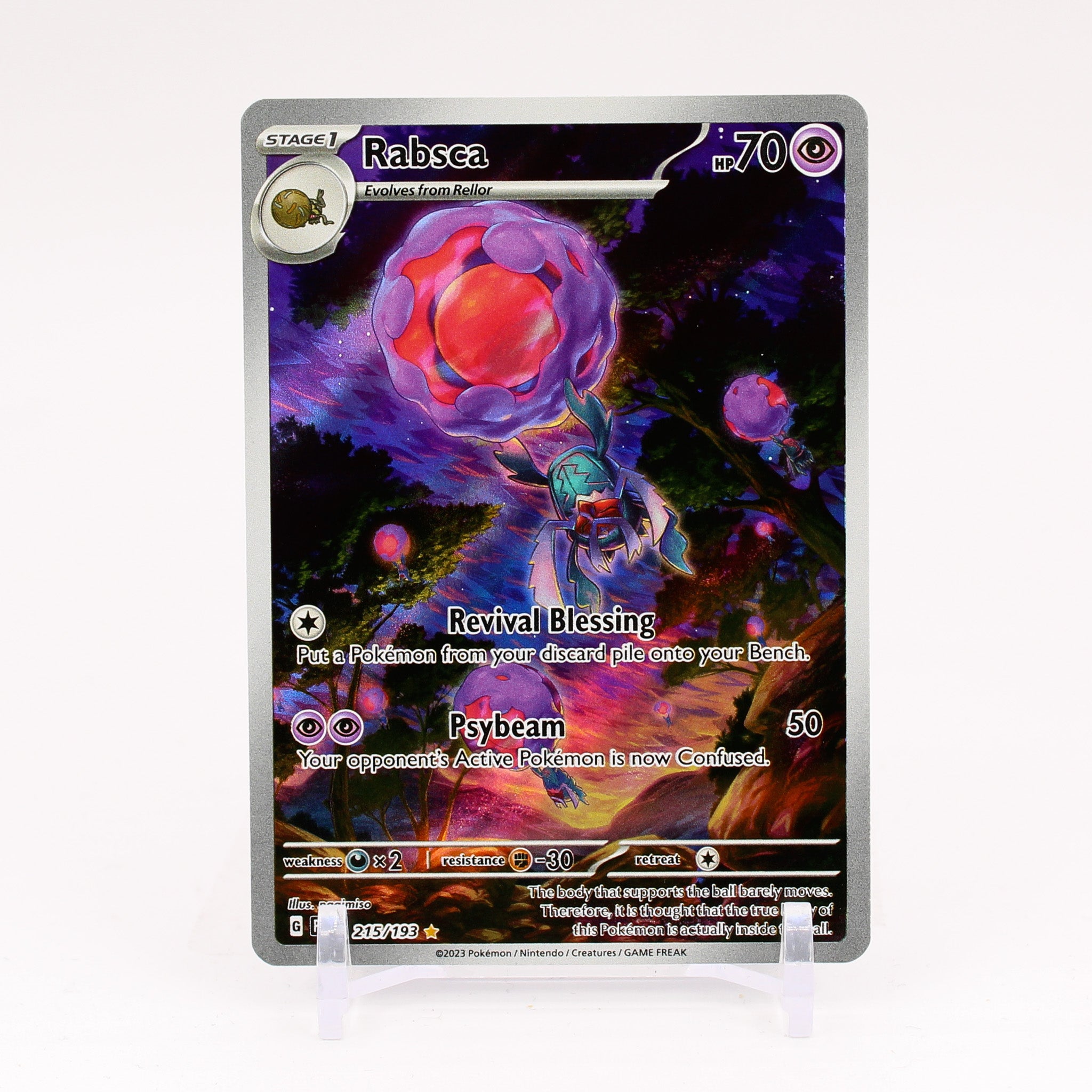 Rabsca - 215/193 Paldea Evolved ILLUSTRATION RARE Pokemon - NM/MINT