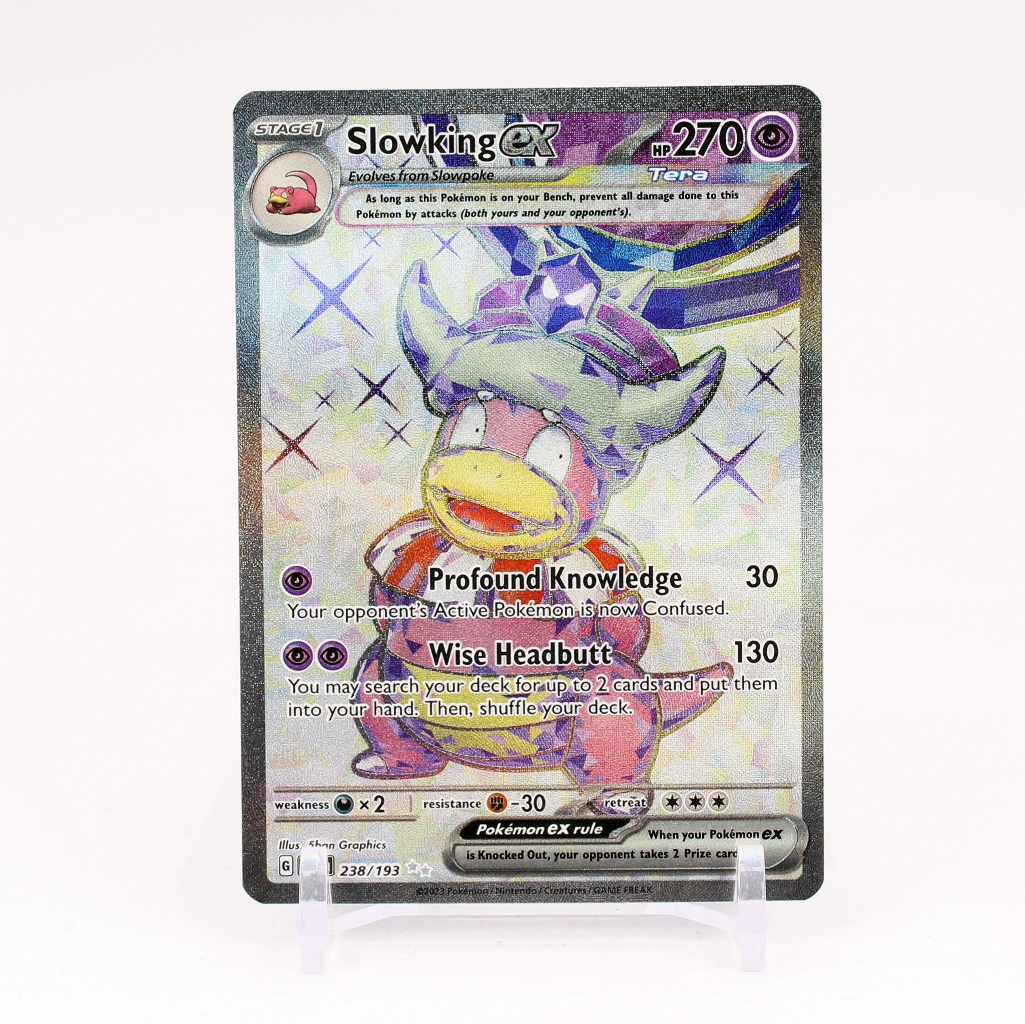 Slowking ex - 238/193 Paldea Evolved FULL ART Pokemon - NM/MINT