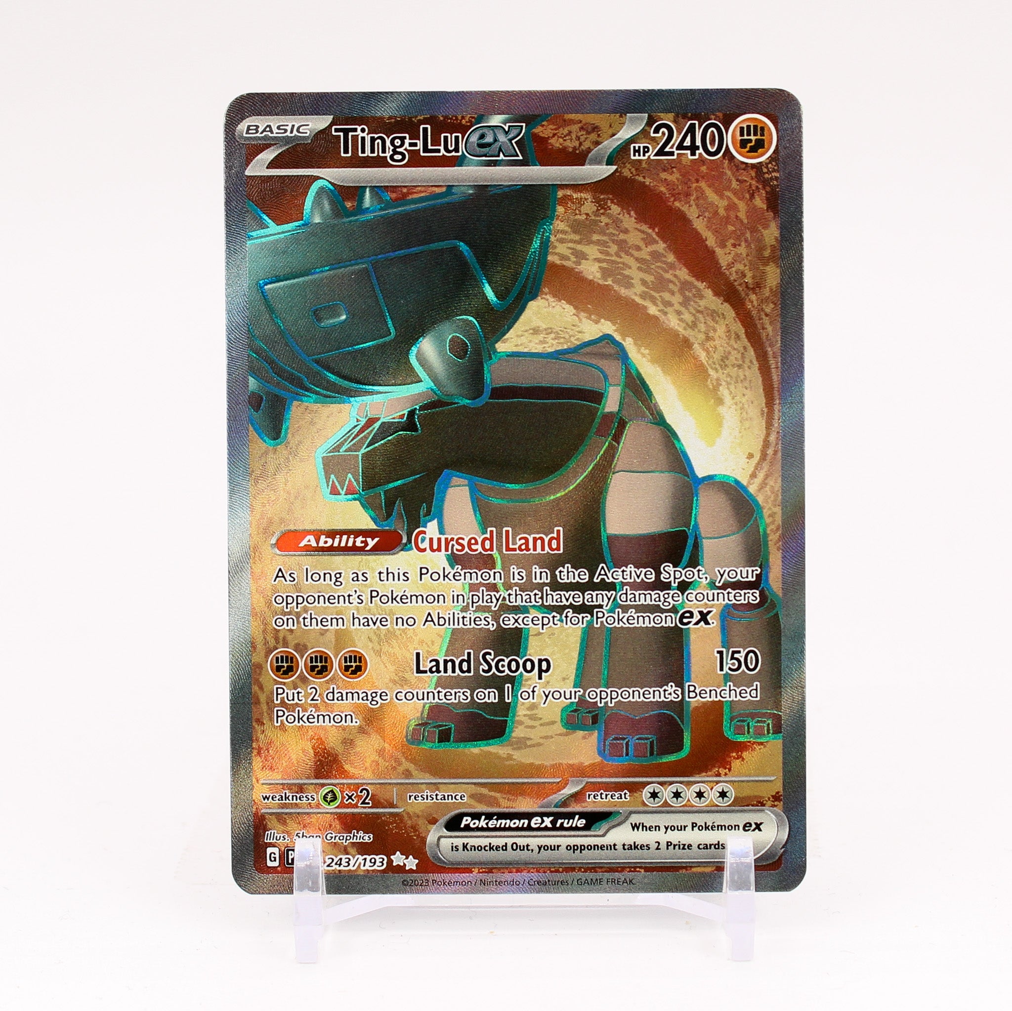 Ting-Lu ex - 243/193 Paldea Evolved FULL ART Pokemon - NM/MINT