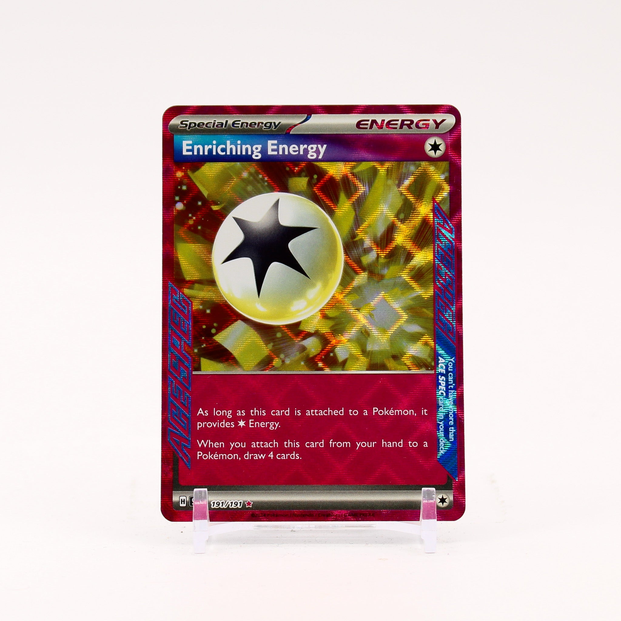 Enriching Energy - 191/191 Surging Sparks ACESPEC Trainer - NM/MINT