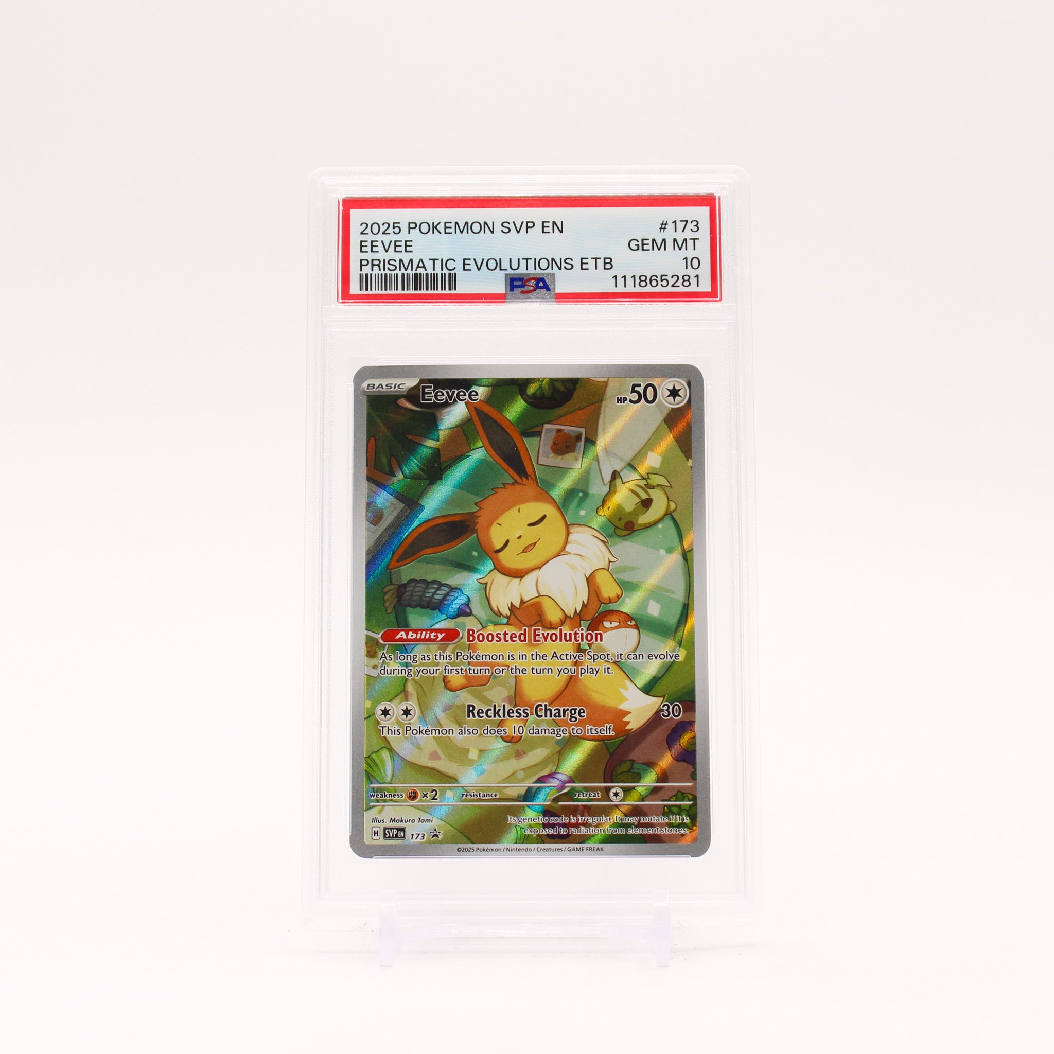 Eevee - SVP173 PSA 10 Prismatic Evolutions ETB Promo Pokemon - GEM MINT