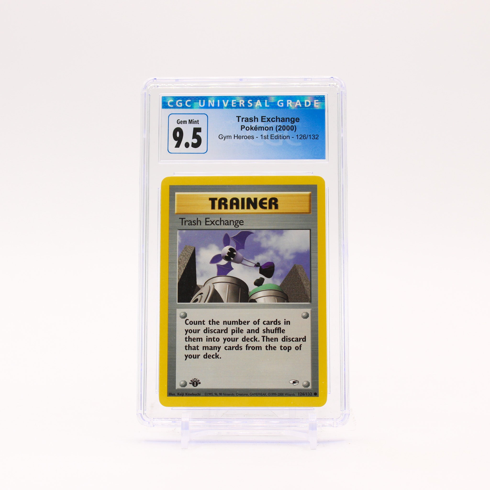 Trash Exchange - 126/132 CGC 9.5 Gym Heroes 1st Edition Trainer - GEM MINT