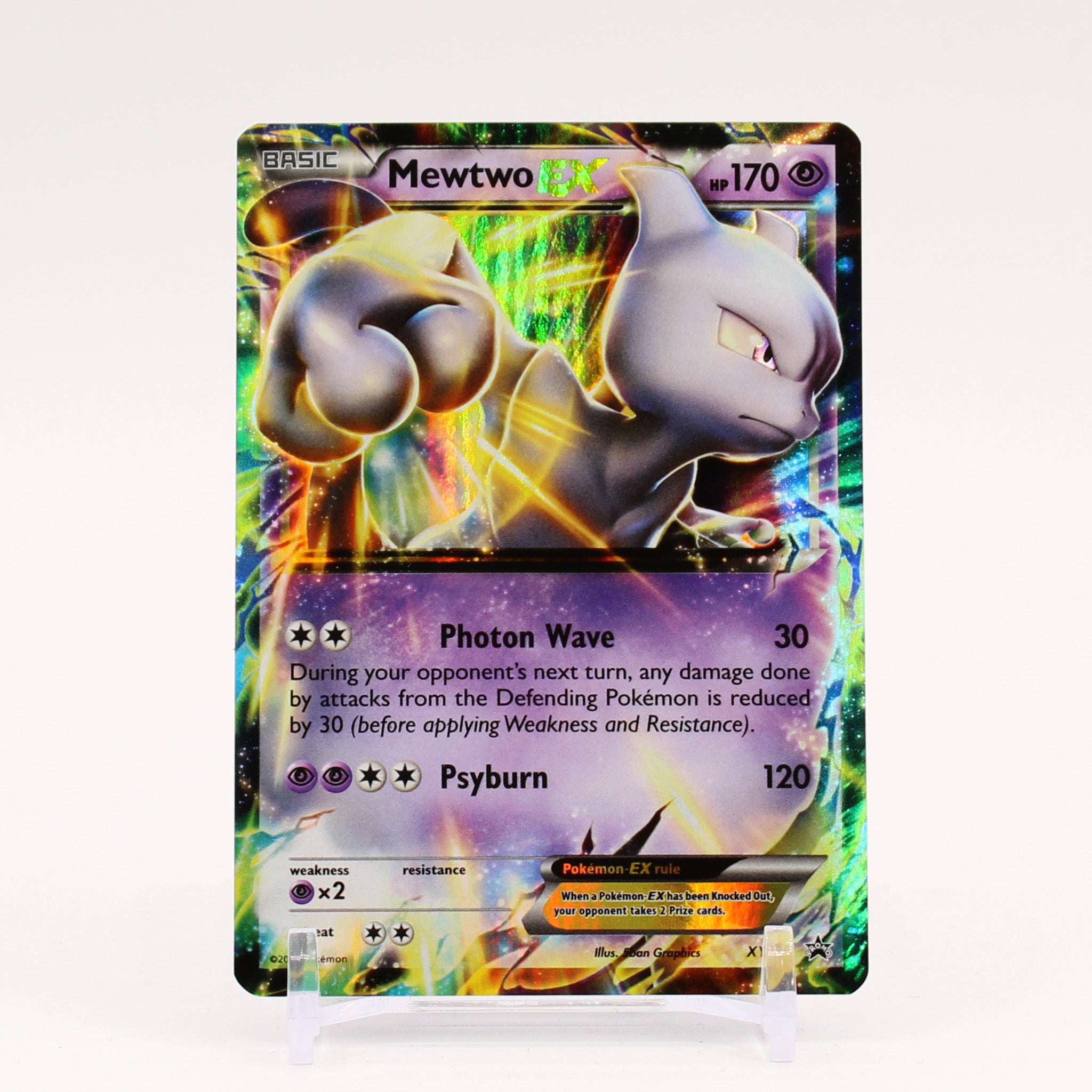 Mewtwo EX - XY183 Black Star Promo Pokemon - MP