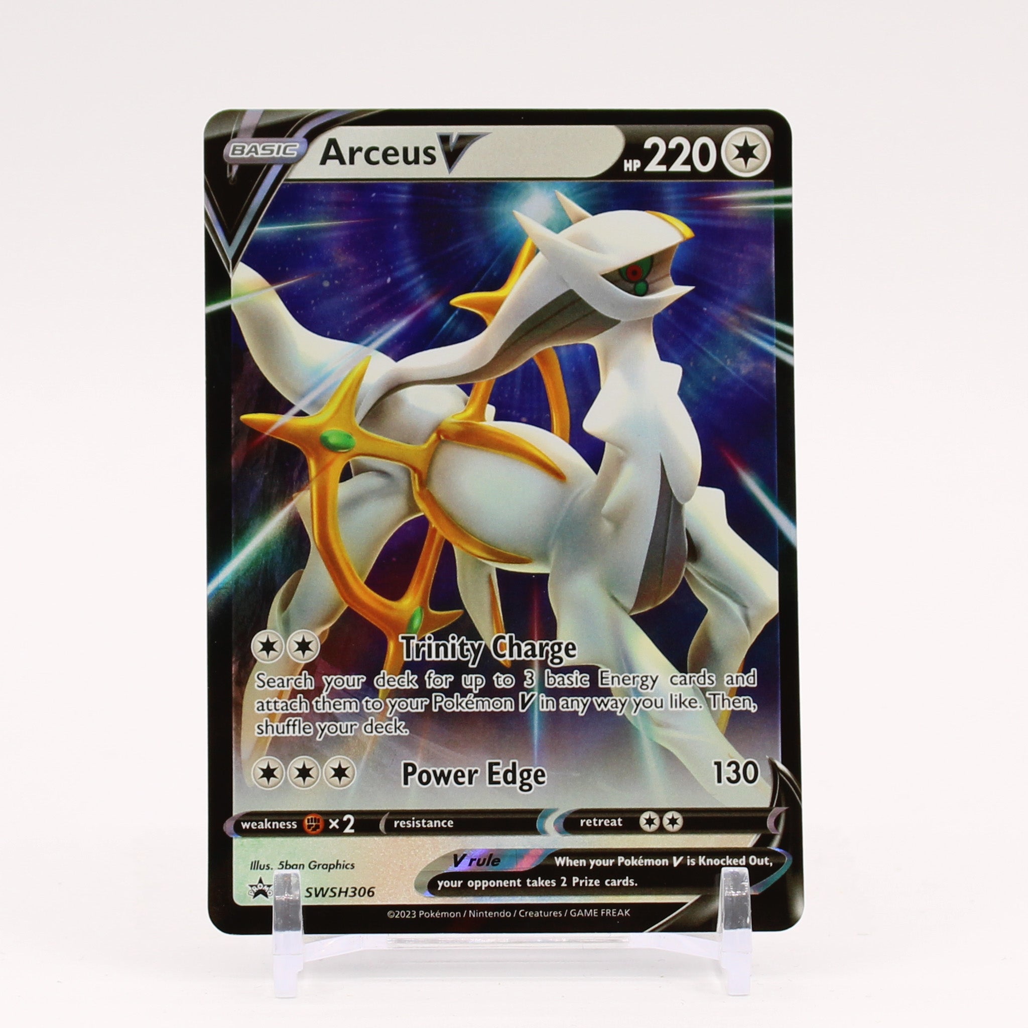 Arceus V - SWSH306 Black Star Promo Pokemon - NM/MINT