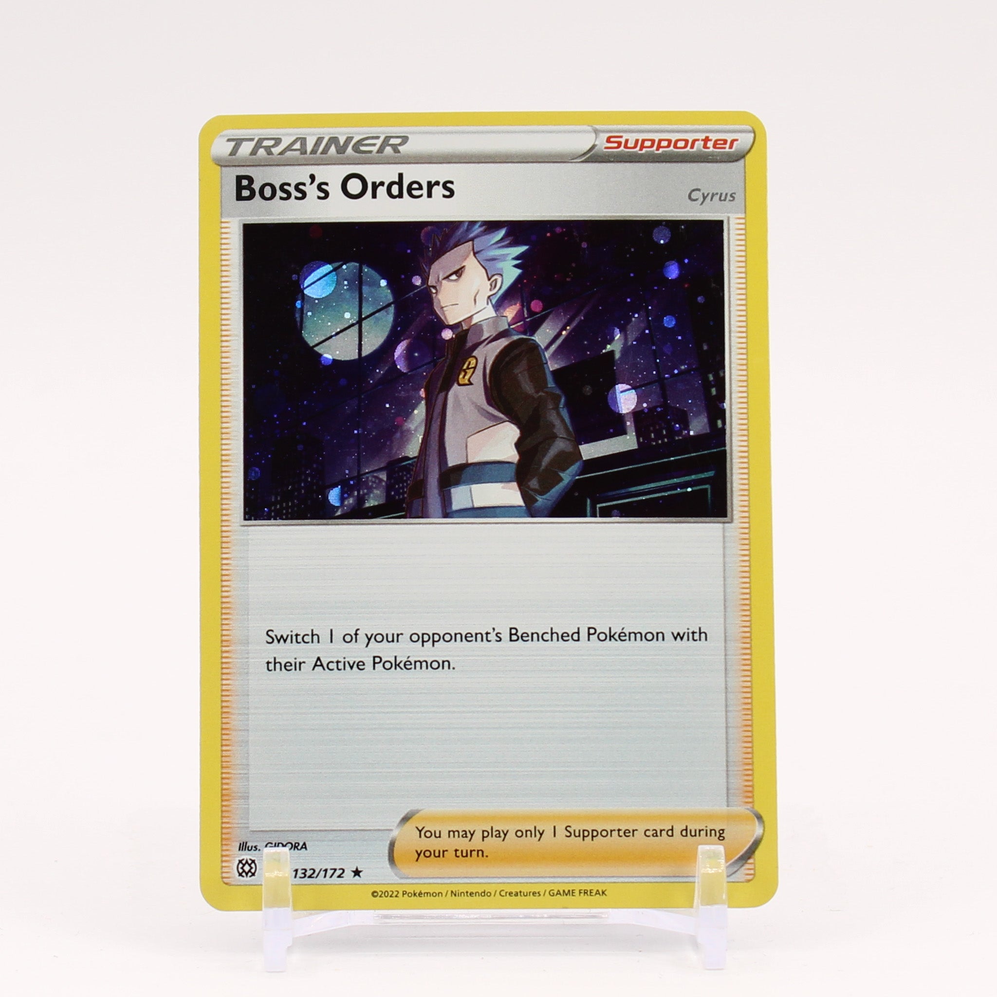 Boss's Orders - Sword & Shield Promo Cosmos Holo Trainer - NM/MINT