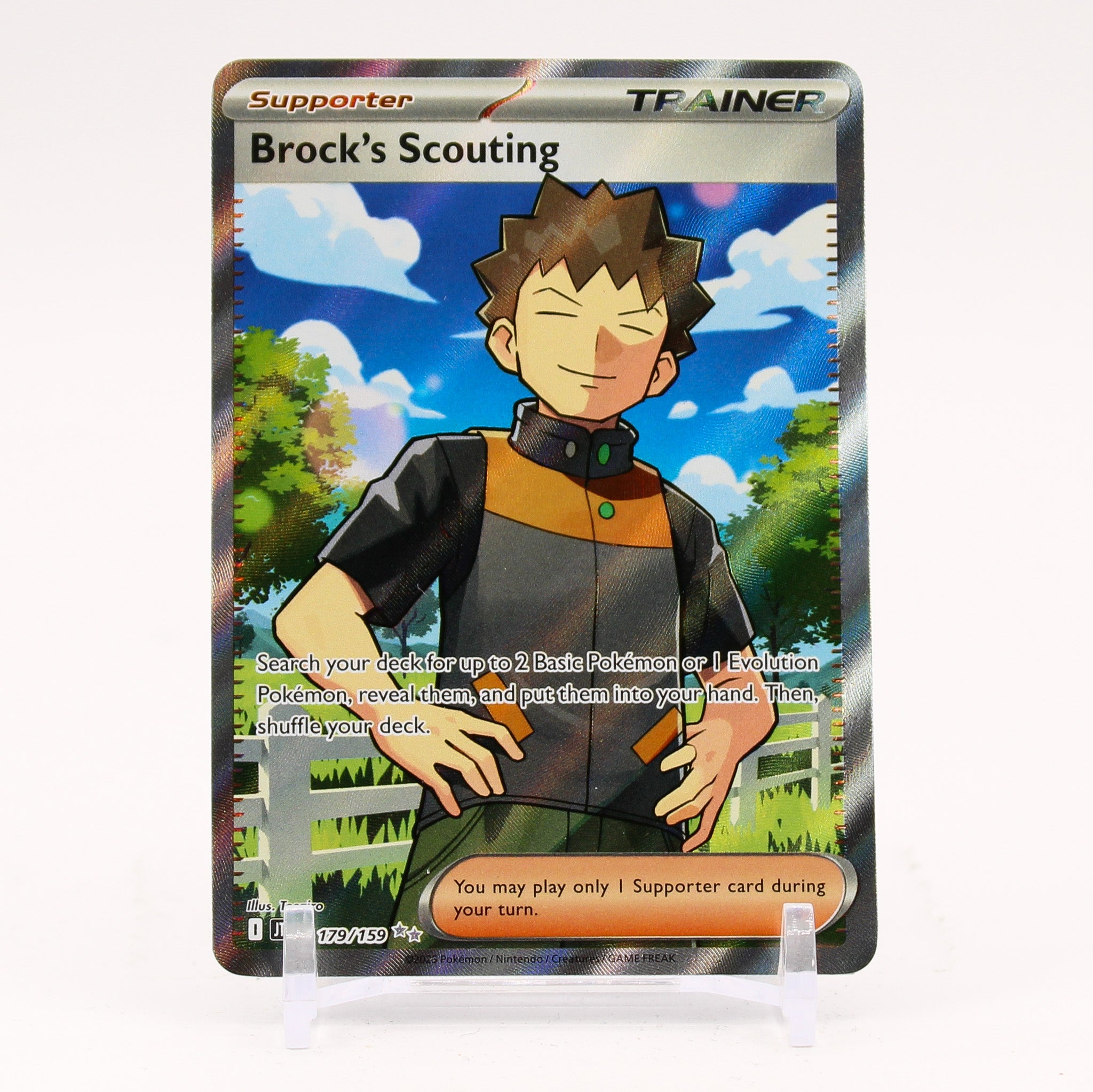 Brock's Scouting - 179/159 Journey Together Full Art Trainer - NM/MINT