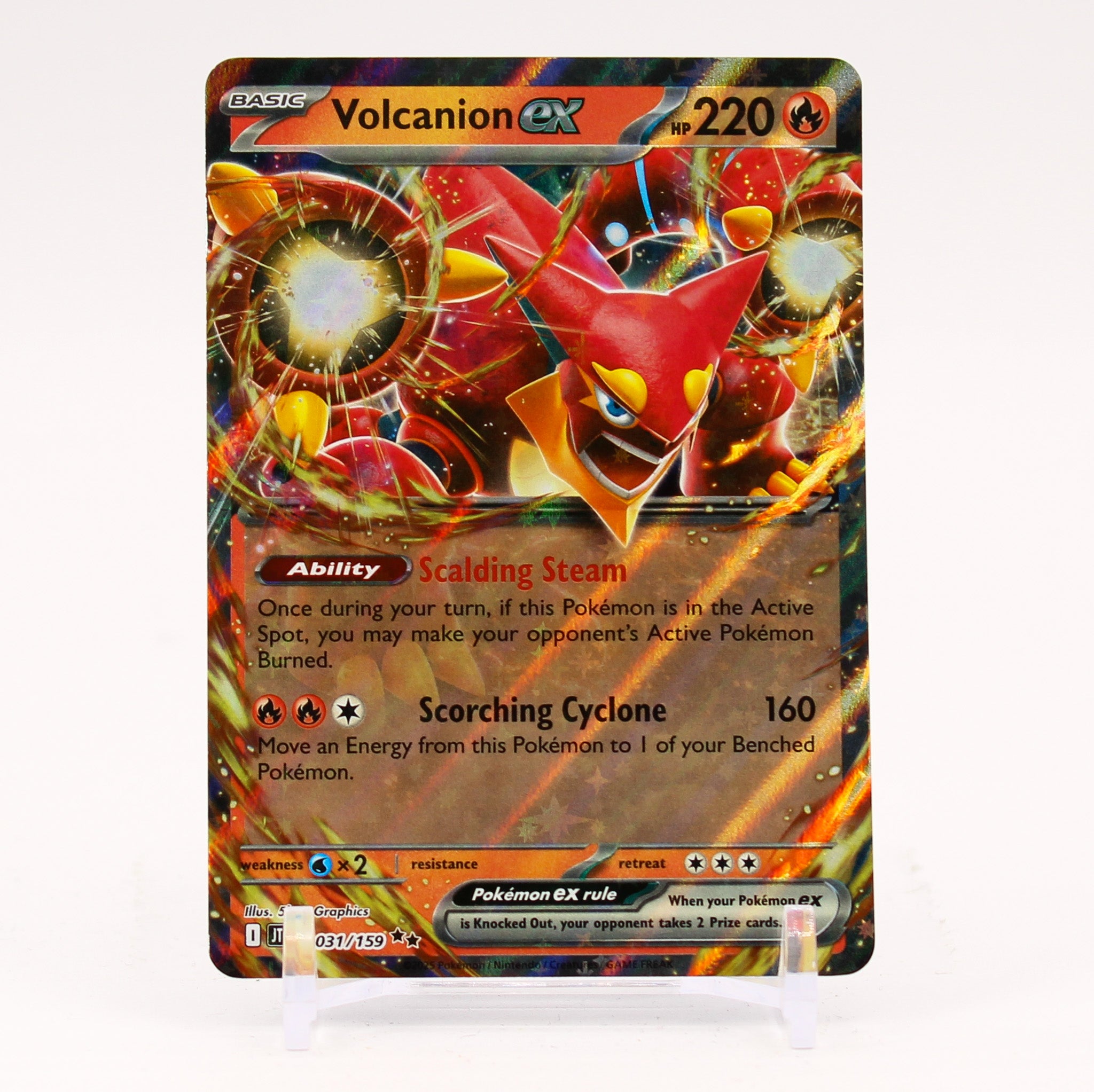 Volcanion ex - 031/159 Journey Together Ultra Rare Pokemon - NM/MINT