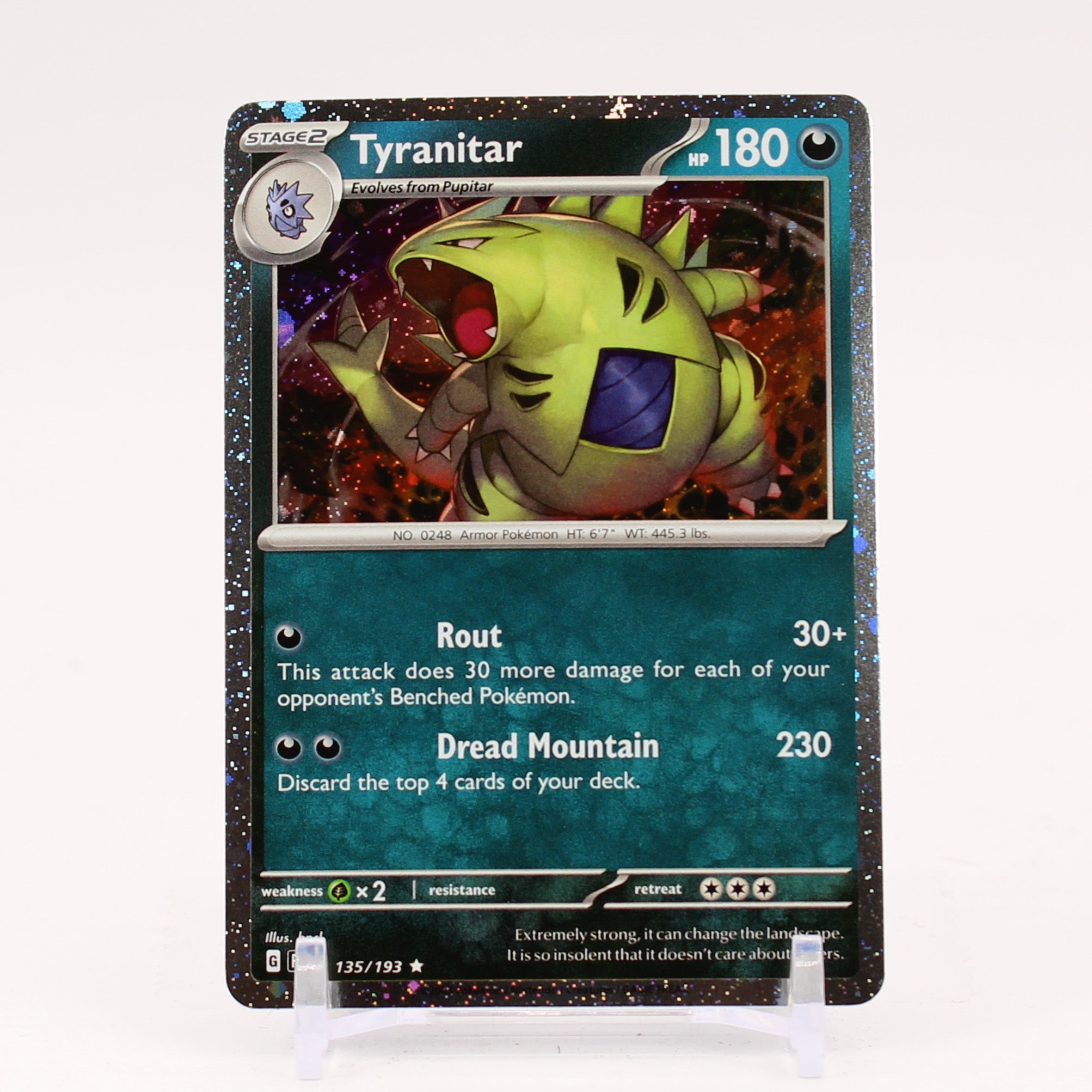 Tyranitar - 135/193 Promo Cosmos Holo Pokemon - NM/MINT