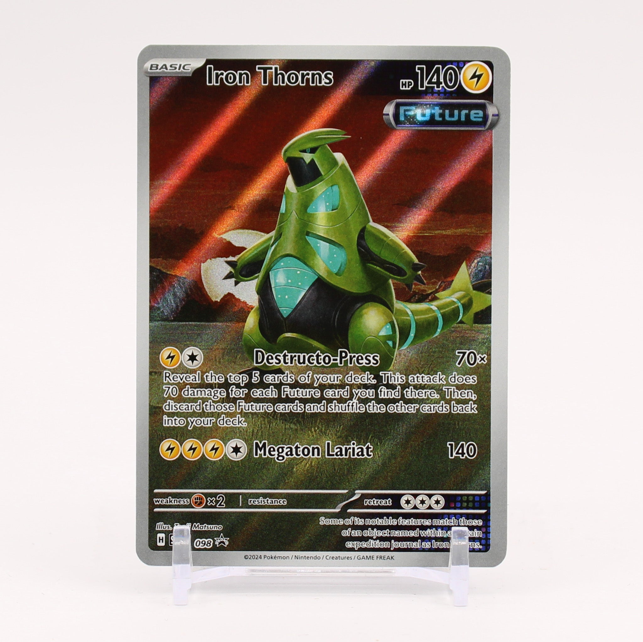 Iron Thorns - SVP 098 Temporal Forces ETB Promo Pokemon - NM/MINT Sealed