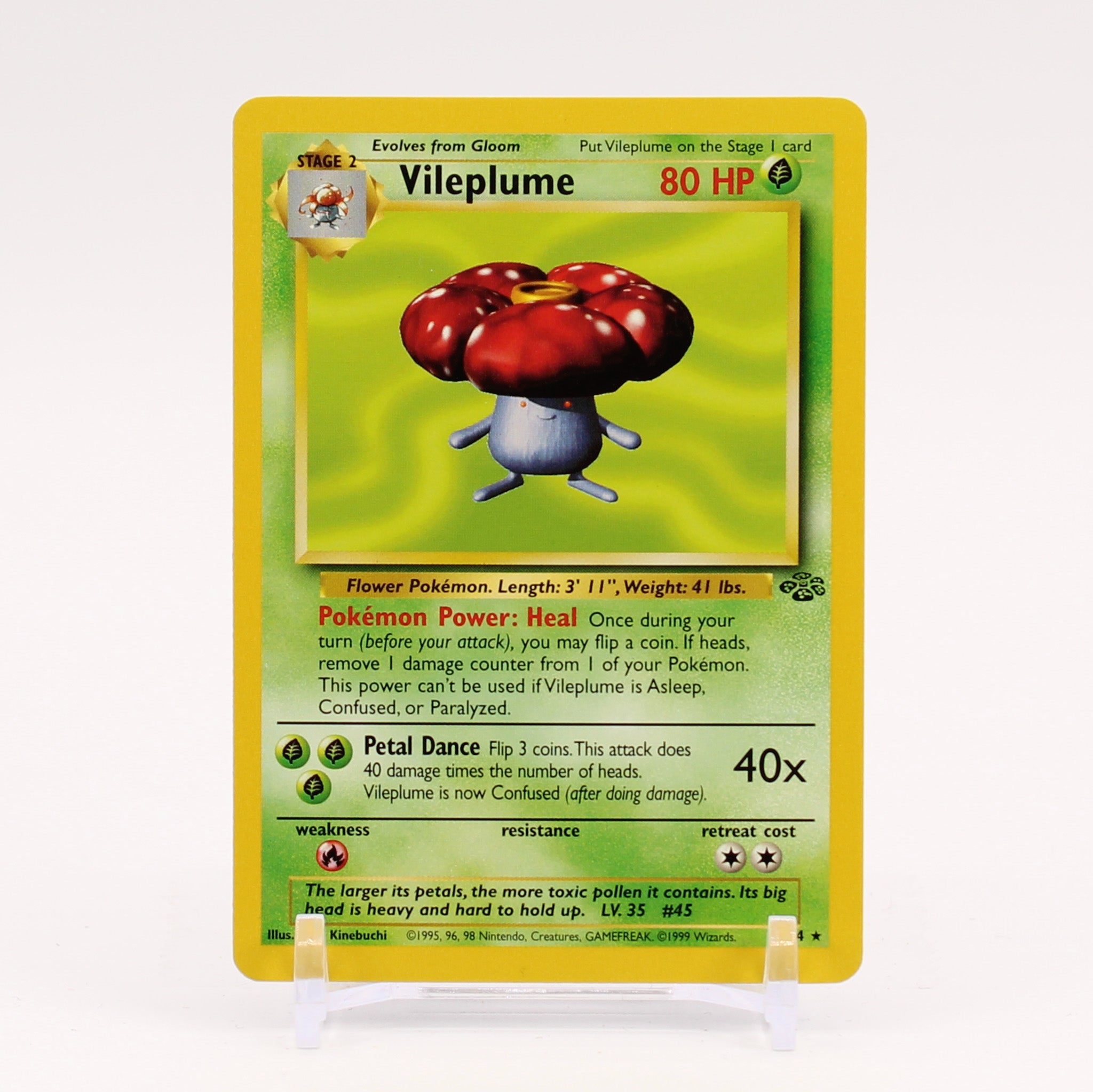 Vileplume - 31/64 Jungle Unlimited Rare Pokemon - NM