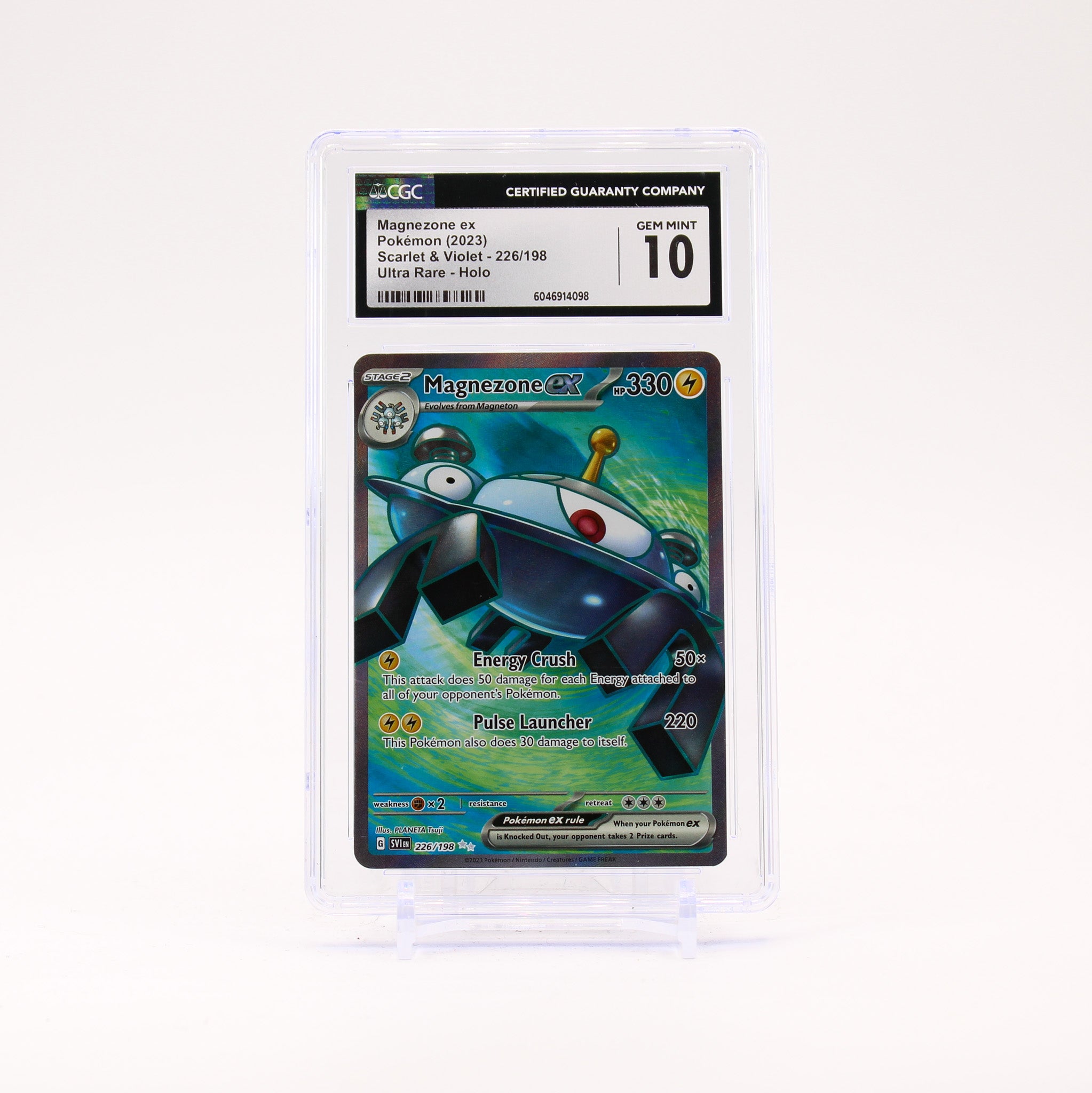 Magnezone ex - 226/198 CGC 10 Scarlet & Violet Full Art Pokemon - GEM MT