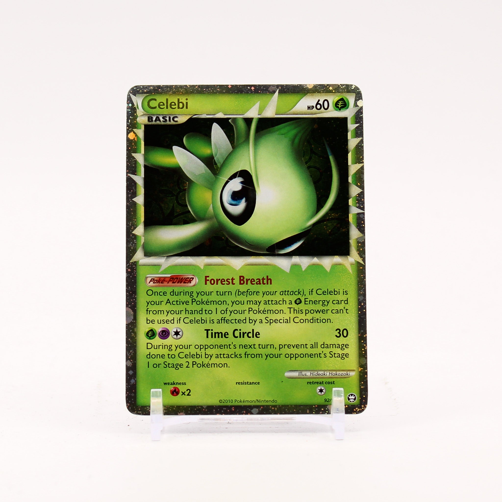 Celebi Prime - 92/102 Triumphant Ultra Rare Holo Pokemon - MP