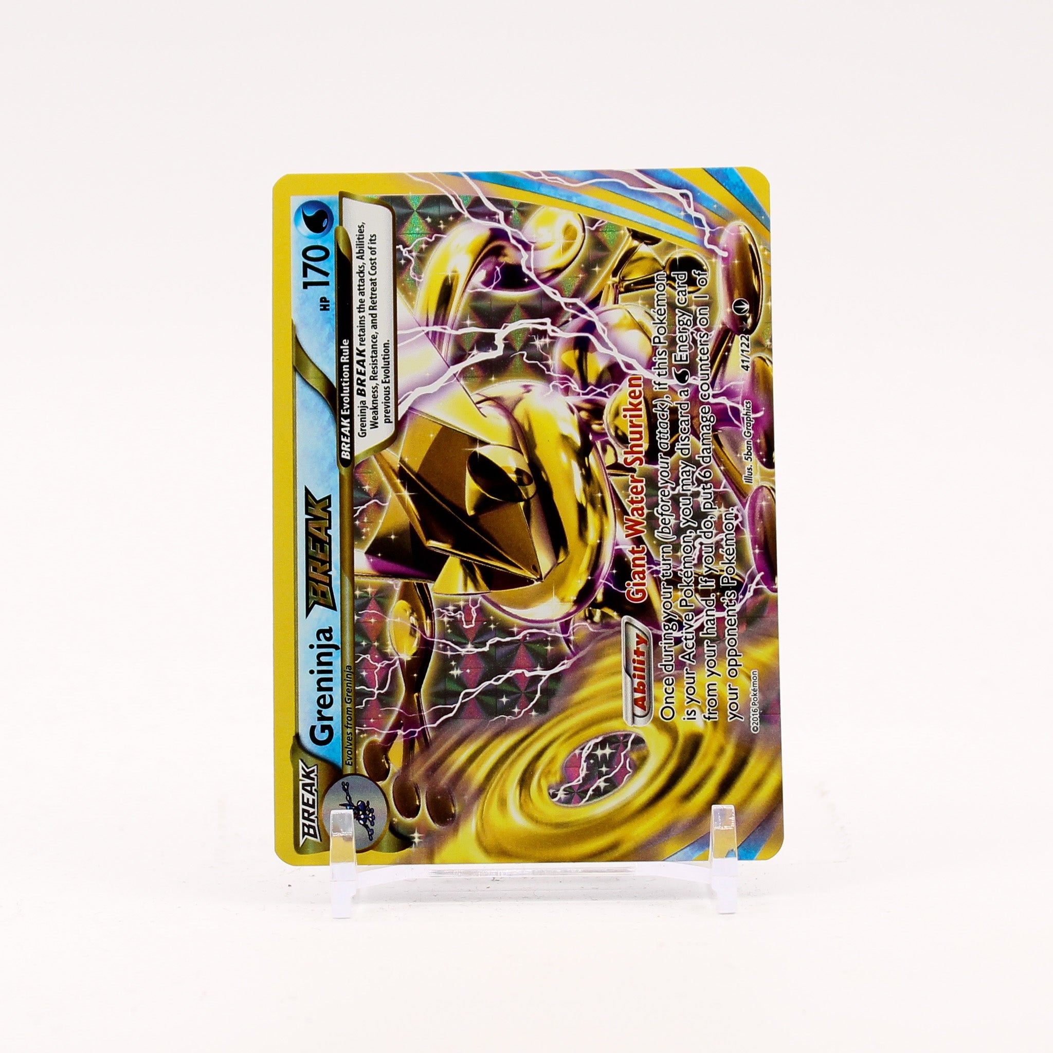 Greninja BREAK - 41/122 BREAKPoint Holo Rare Pokemon - NM