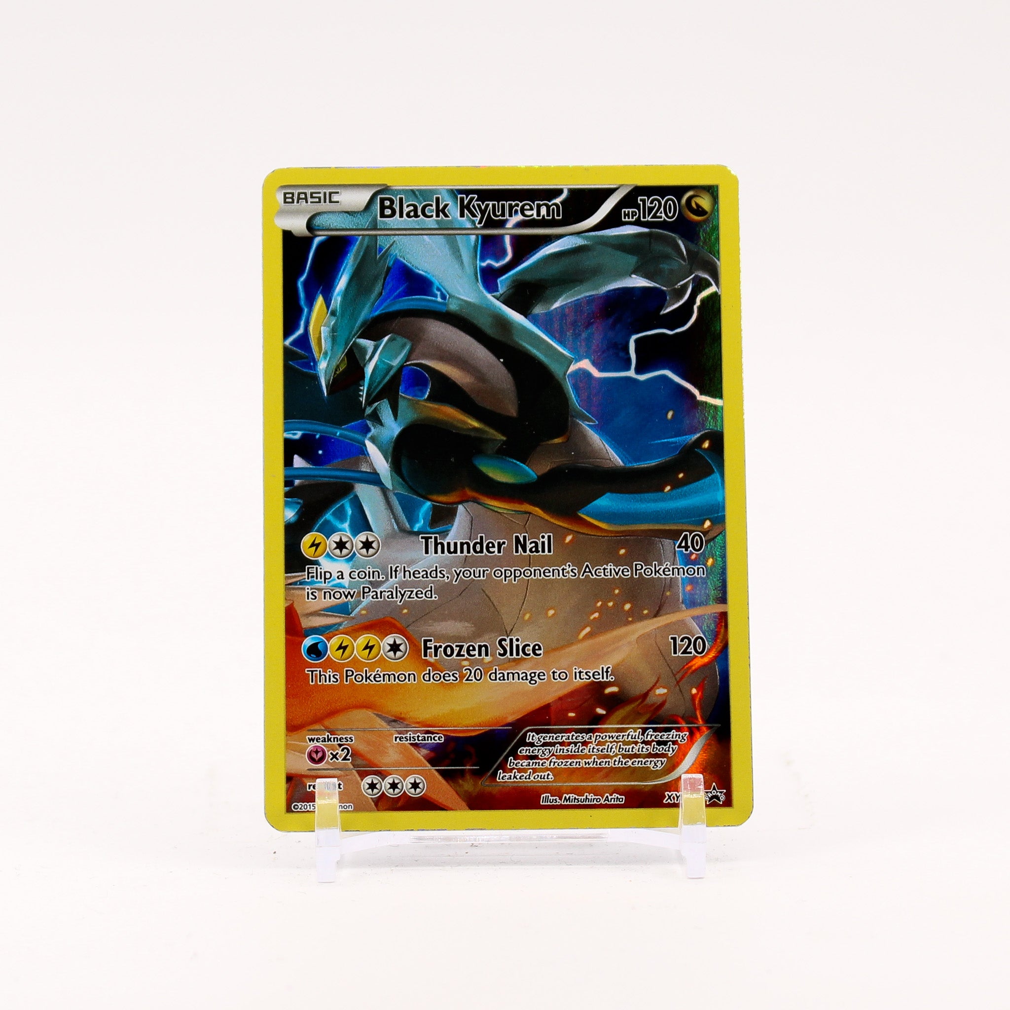 Black Kyurem XY80 Black Star Promo Full Art Pokemon - MP