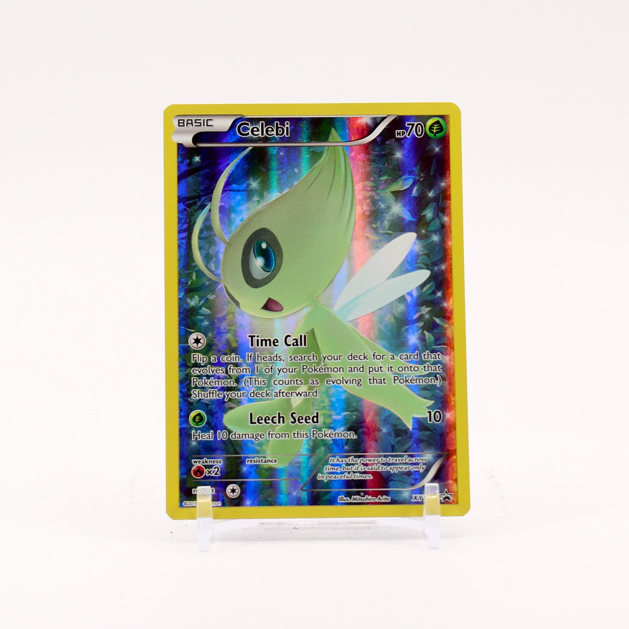 Celebi - XY111 Black Star Promo Full Art Pokemon - NM/LP