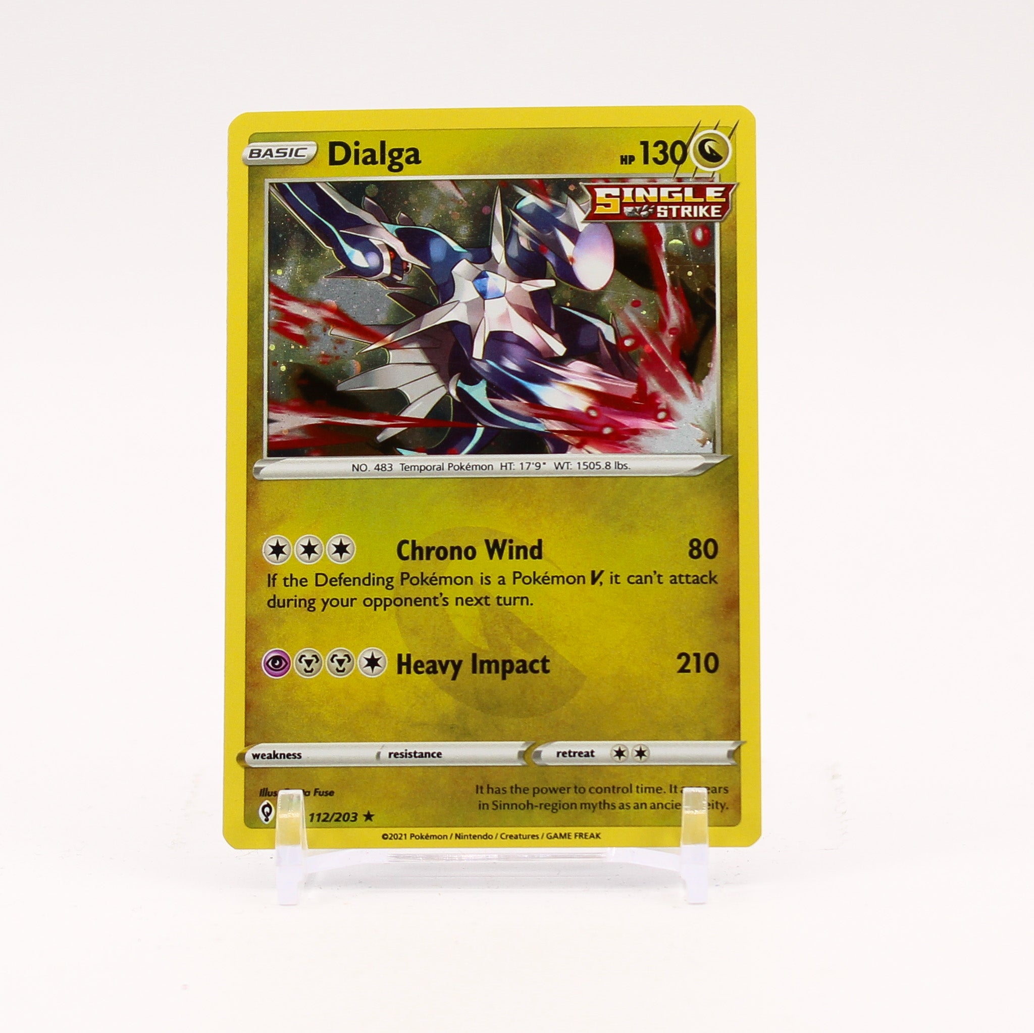 Dialga - 112/203 Evolving Skies Cosmos Holo Promo Pokemon - NM/MINT