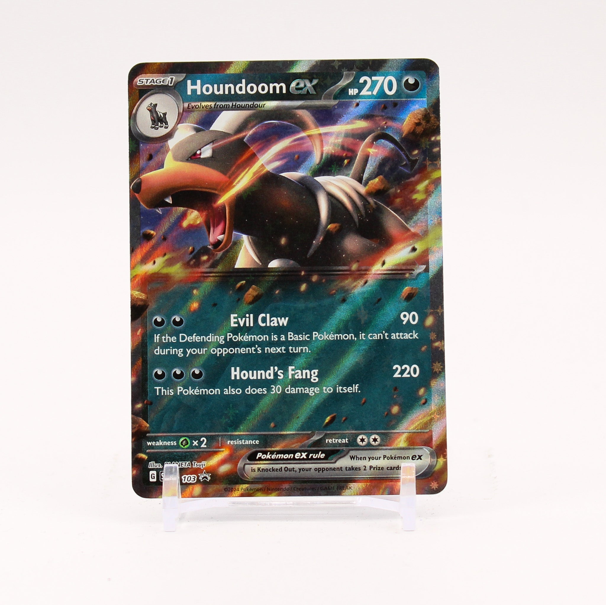 Houndoom ex - SVP103 Black Star Promo Pokemon - NM/MINT