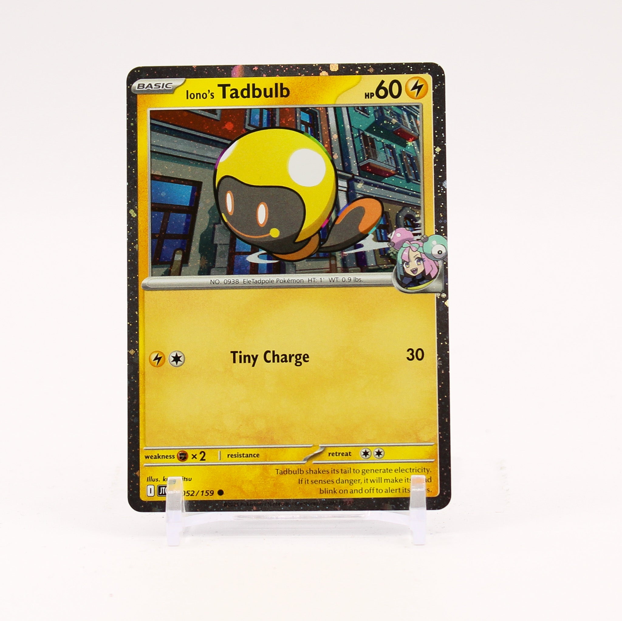 Iono's Tadbulb - 052/159 Journey Together Cosmos Holo Promo Pokemon - NM/MINT