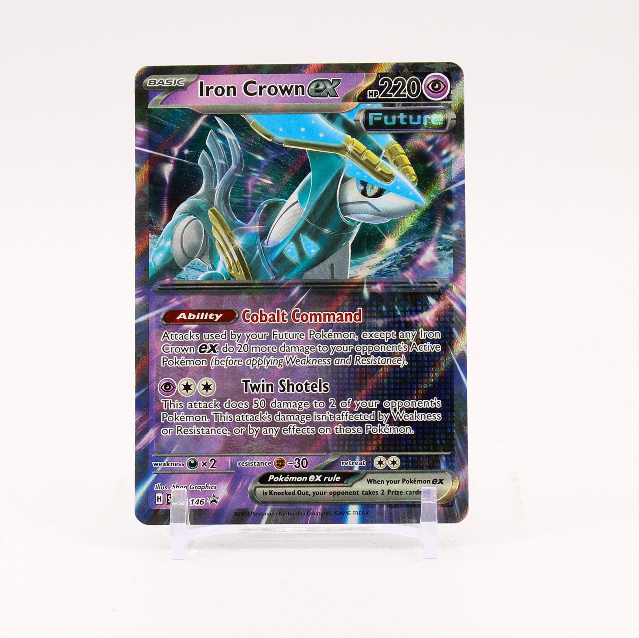 Iron Crown ex - SVP146 Black Star Promo Pokemon - NM/MINT
