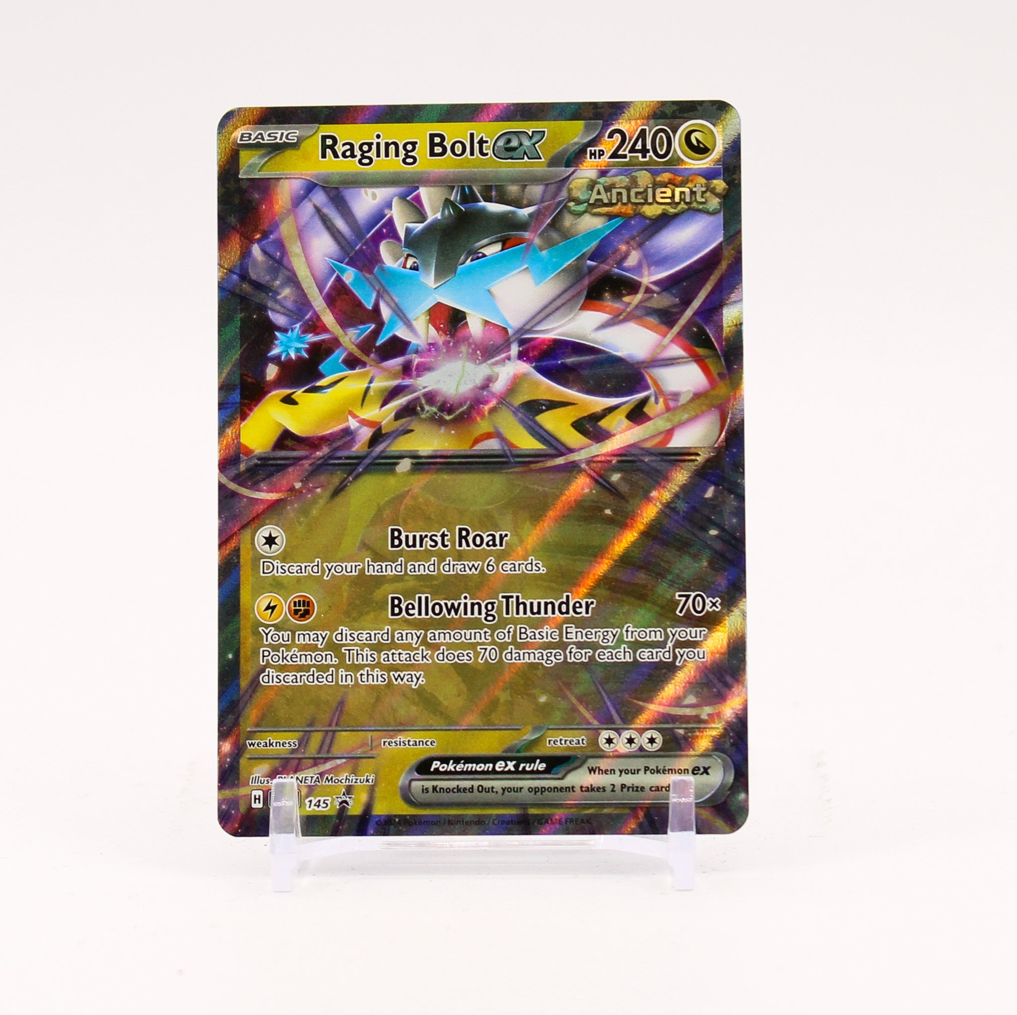 Raging Bolt ex - SVP145 Black Star Promo Pokemon - NM/MINT