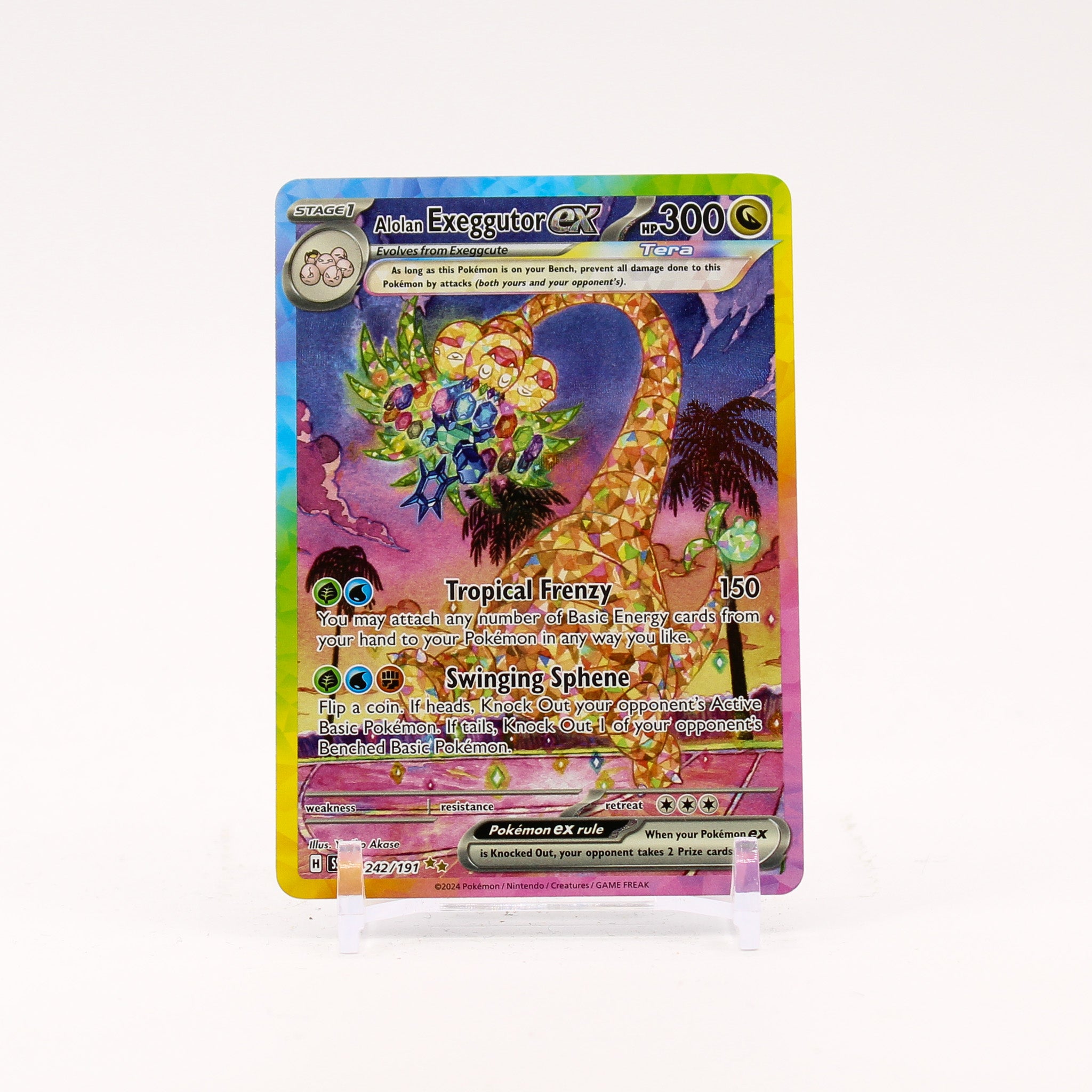 Alolan Exeggutor ex - 242/191 Surging Sparks Special Illustration Pokemon - NM/MINT