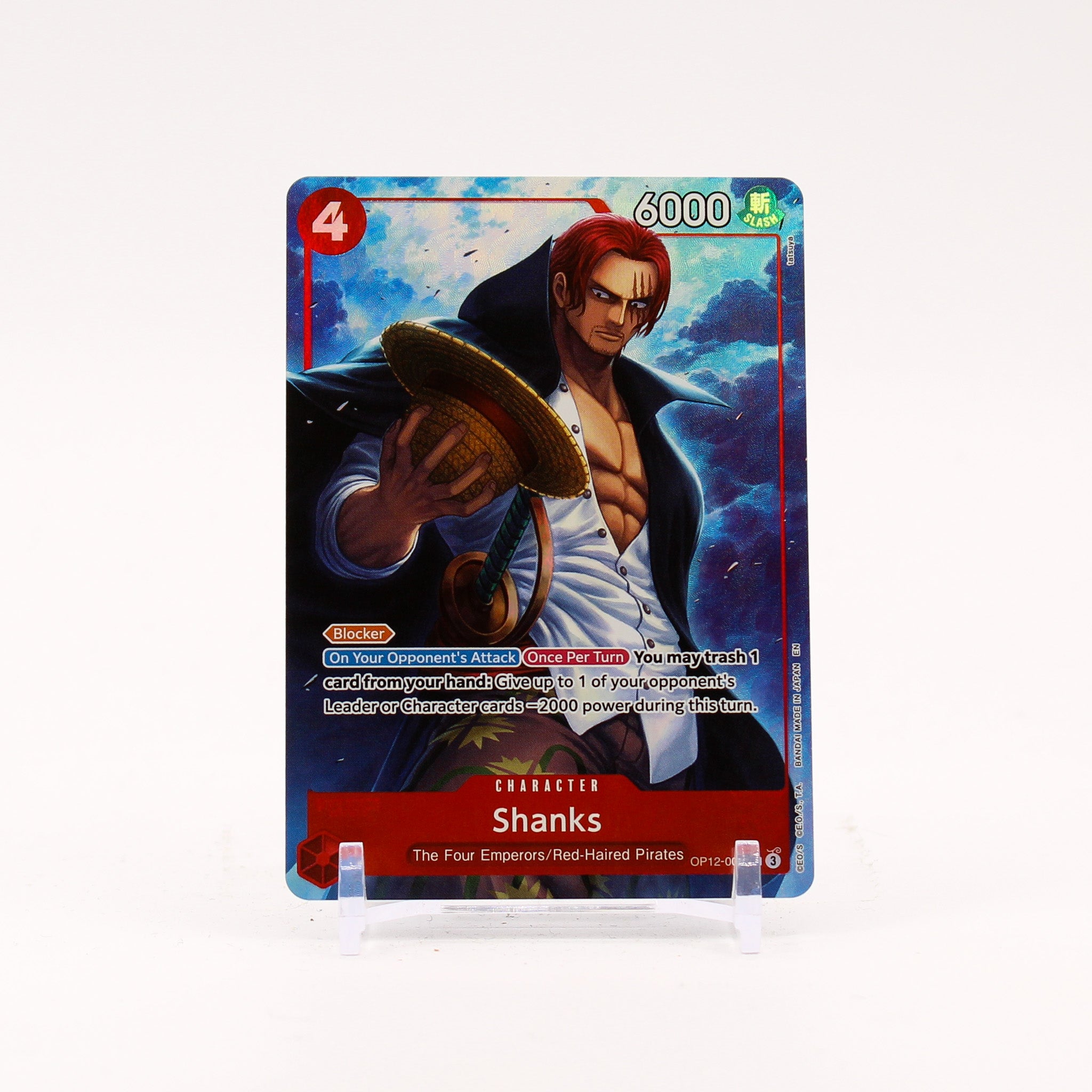 Shanks (Alternate Art) - OP12-008 Legacy of the Master R One Piece - NM/MINT