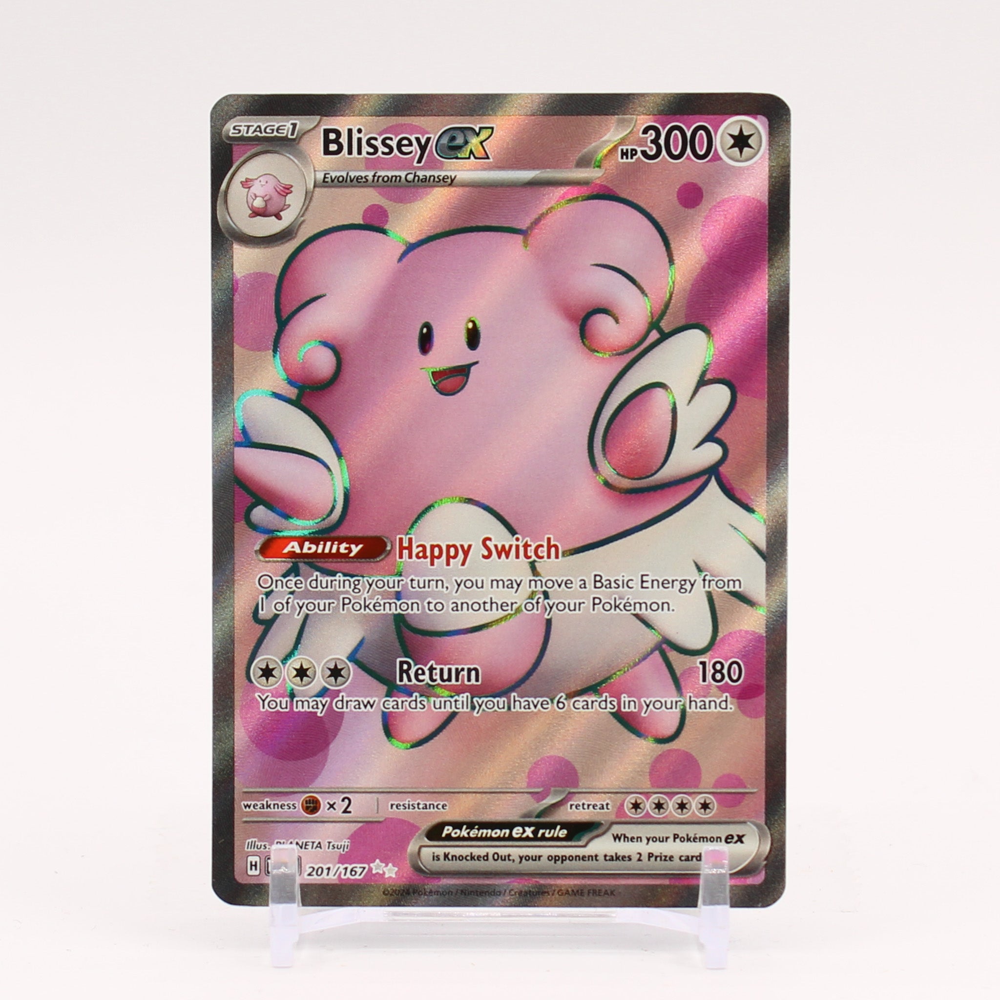 Blissey ex - 201/167 Twilight Masquerade Full Art Pokemon - NM/MINT