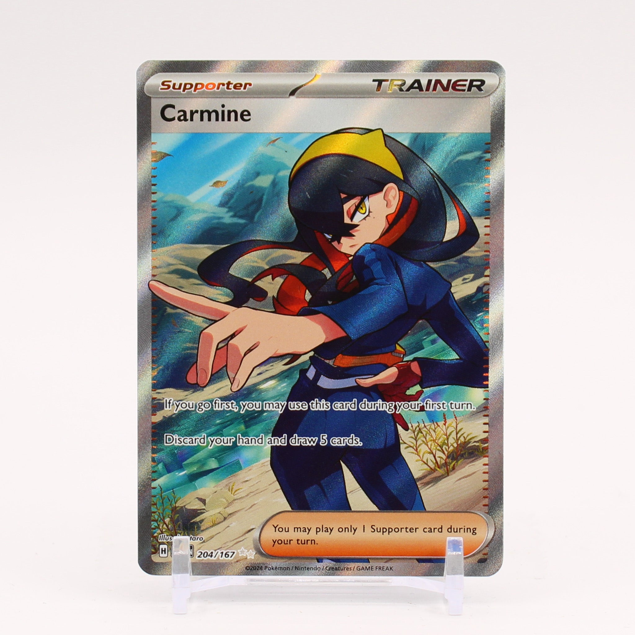 Carmine - 204/167 Twilight Masquerade Full Art Trainer - NM/MINT