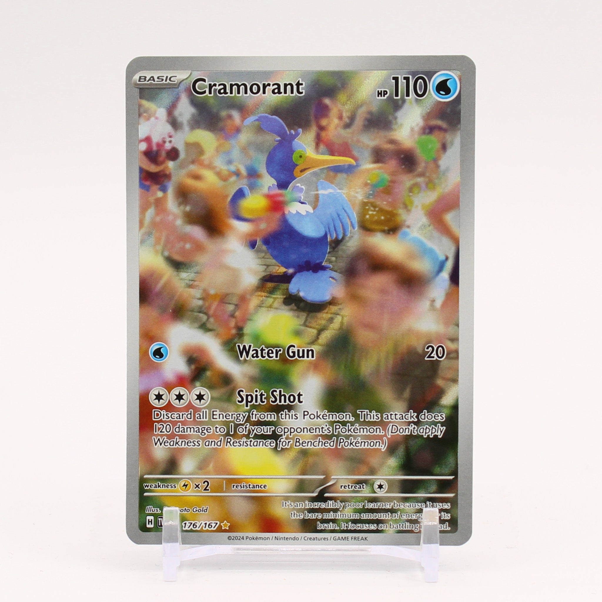 Cramorant - 176/167 Twilight Masquerade Illustration Rare Pokemon - NM/MINT