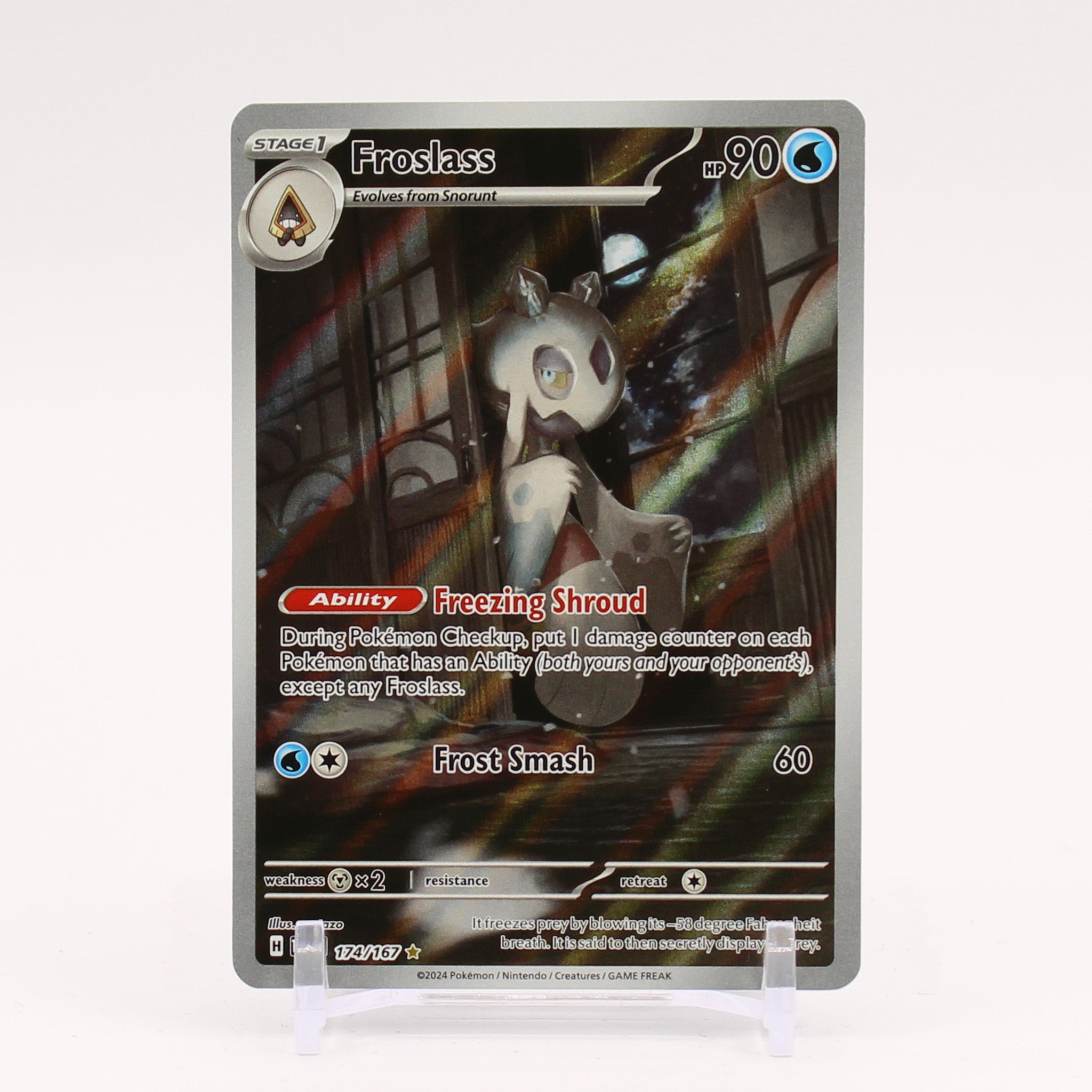 Froslass - 174/167 Twilight Masquerade Illustration Rare Pokemon - NM/MINT