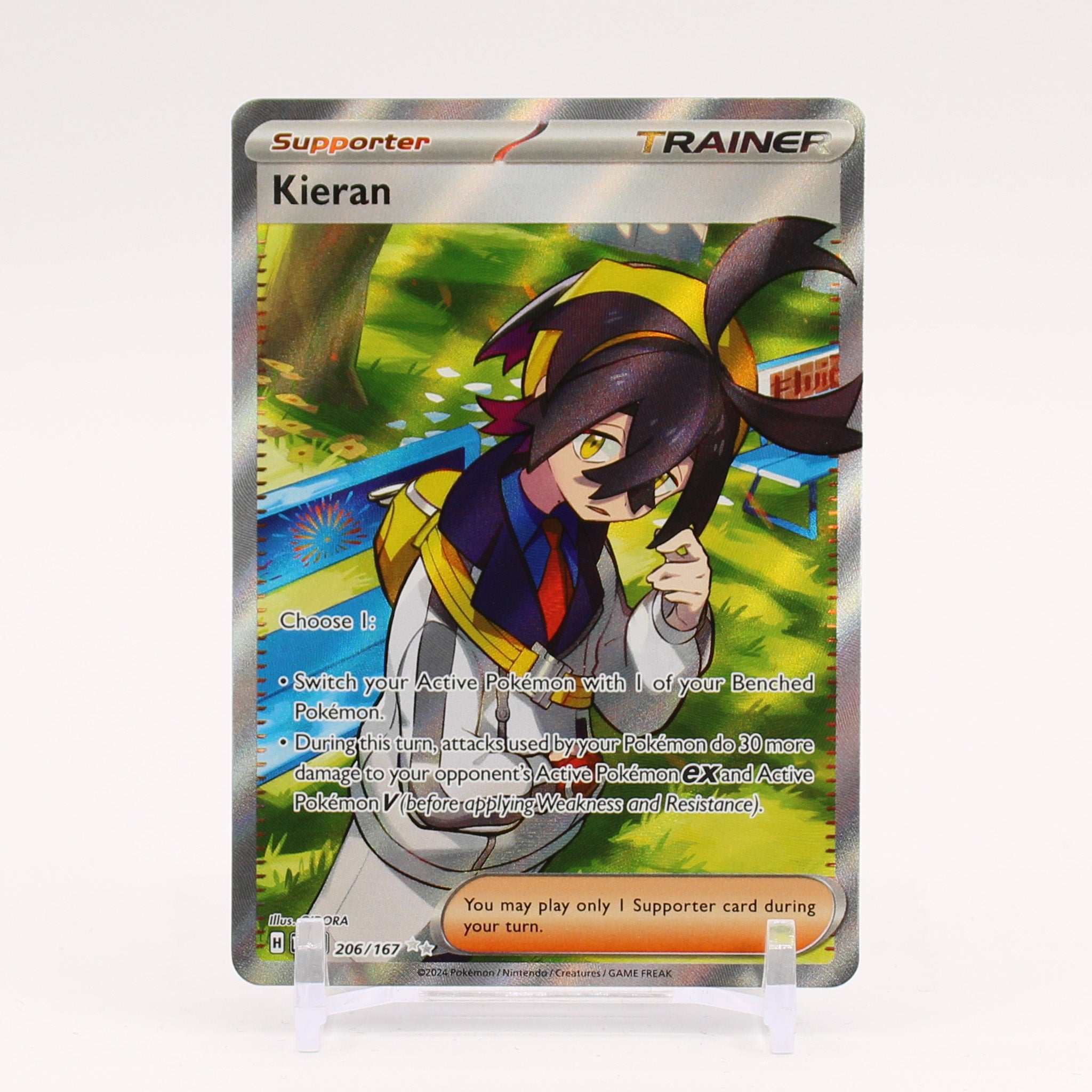 Kieran - 206/167 Twilight Masquerade Full Art Trainer - NM/MINT