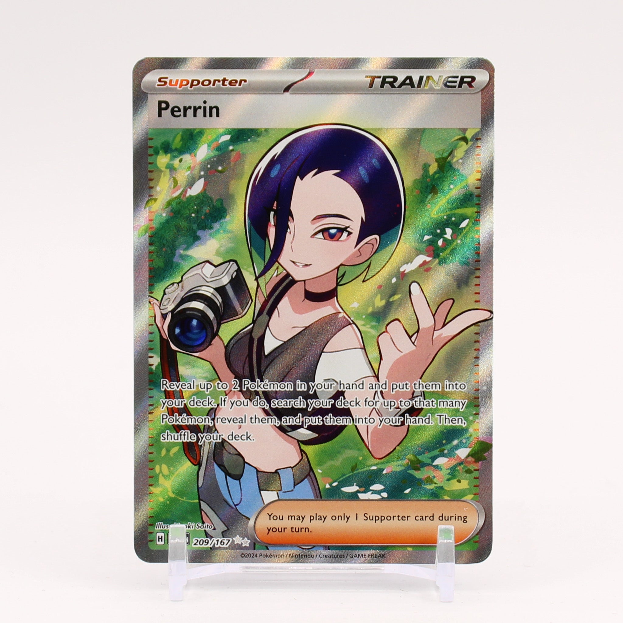 Perrin - 209/167 Twilight Masquerade Full Art Trainer - NM/MINT