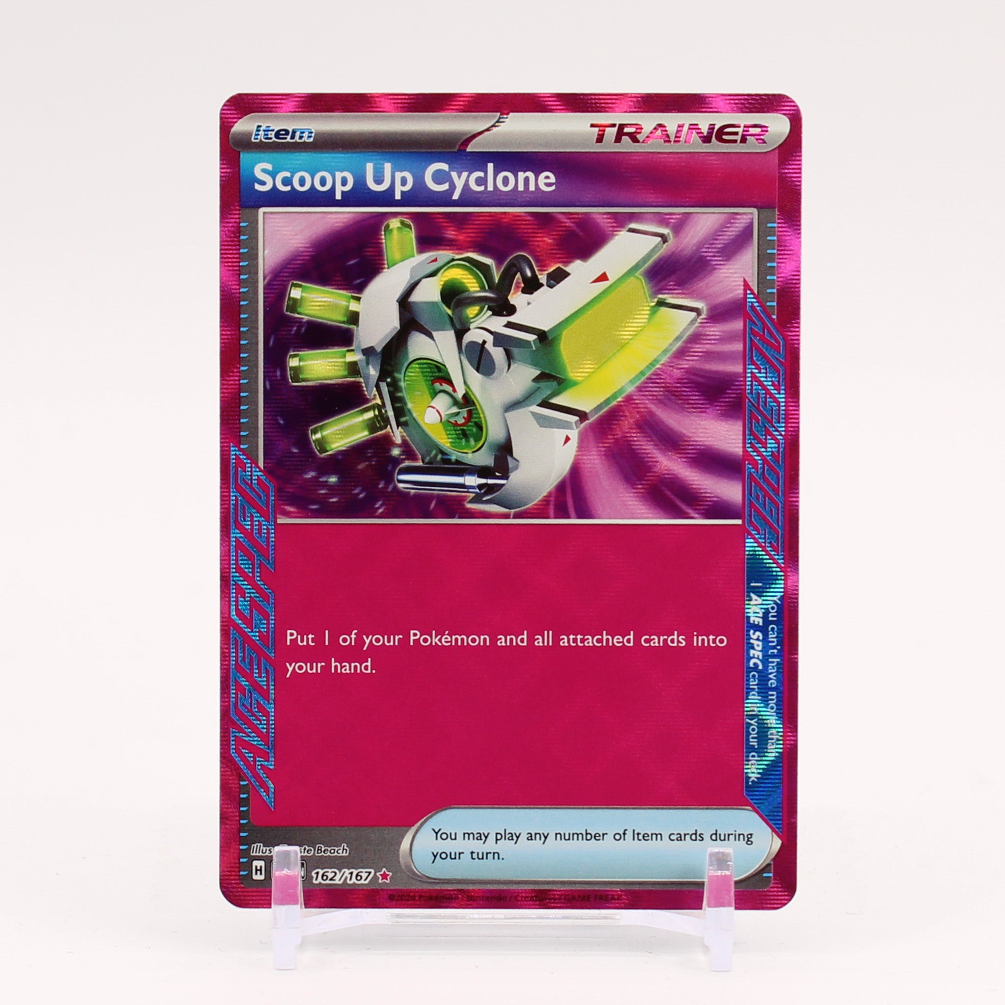 Scoop Up Cyclone - 162/167 Twilight Masquerade ACESPEC Rare Trainer - NM/MINT