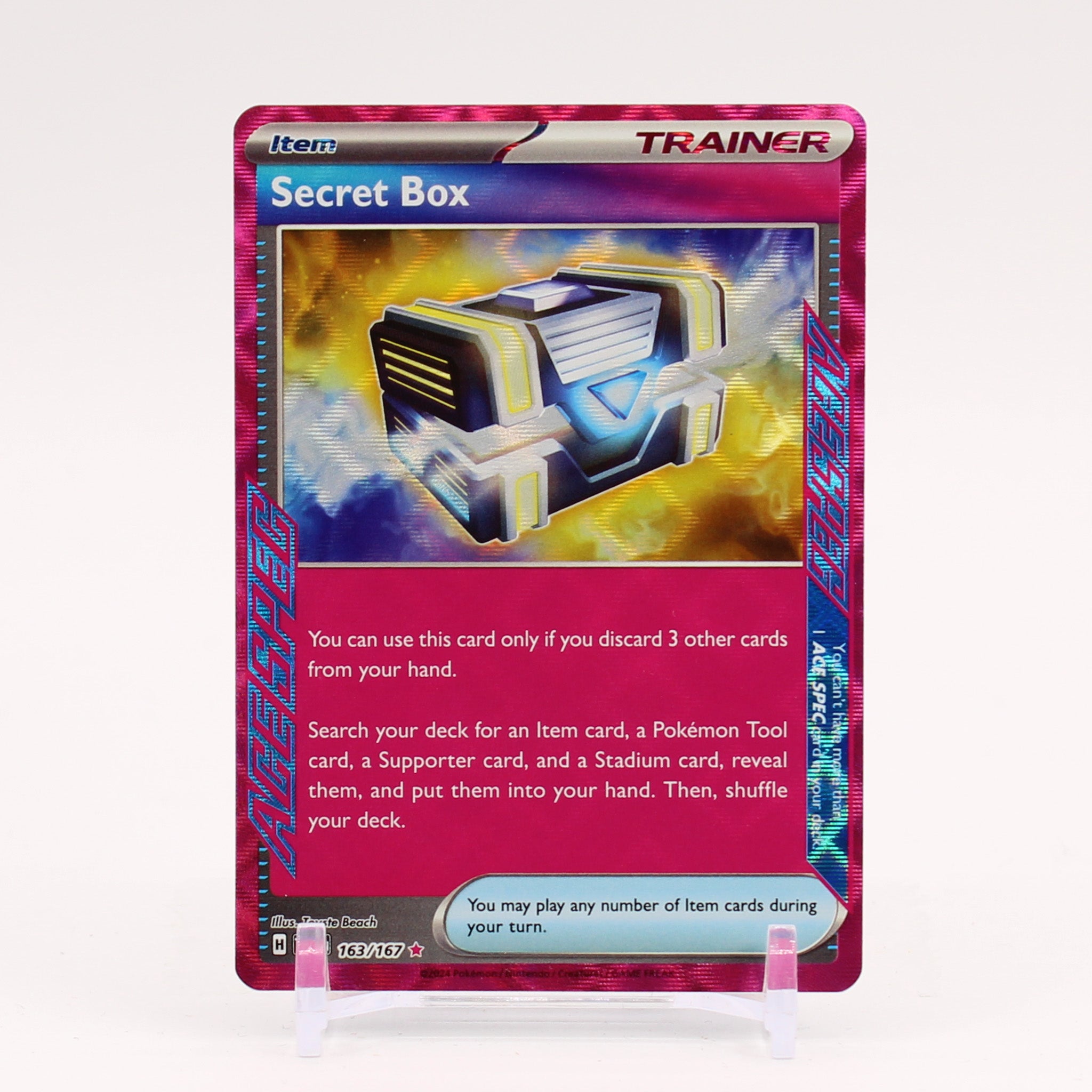 Secret Box - 163/167 Twilight Masquerade ACESPEC Rare Trainer - NM/MINT