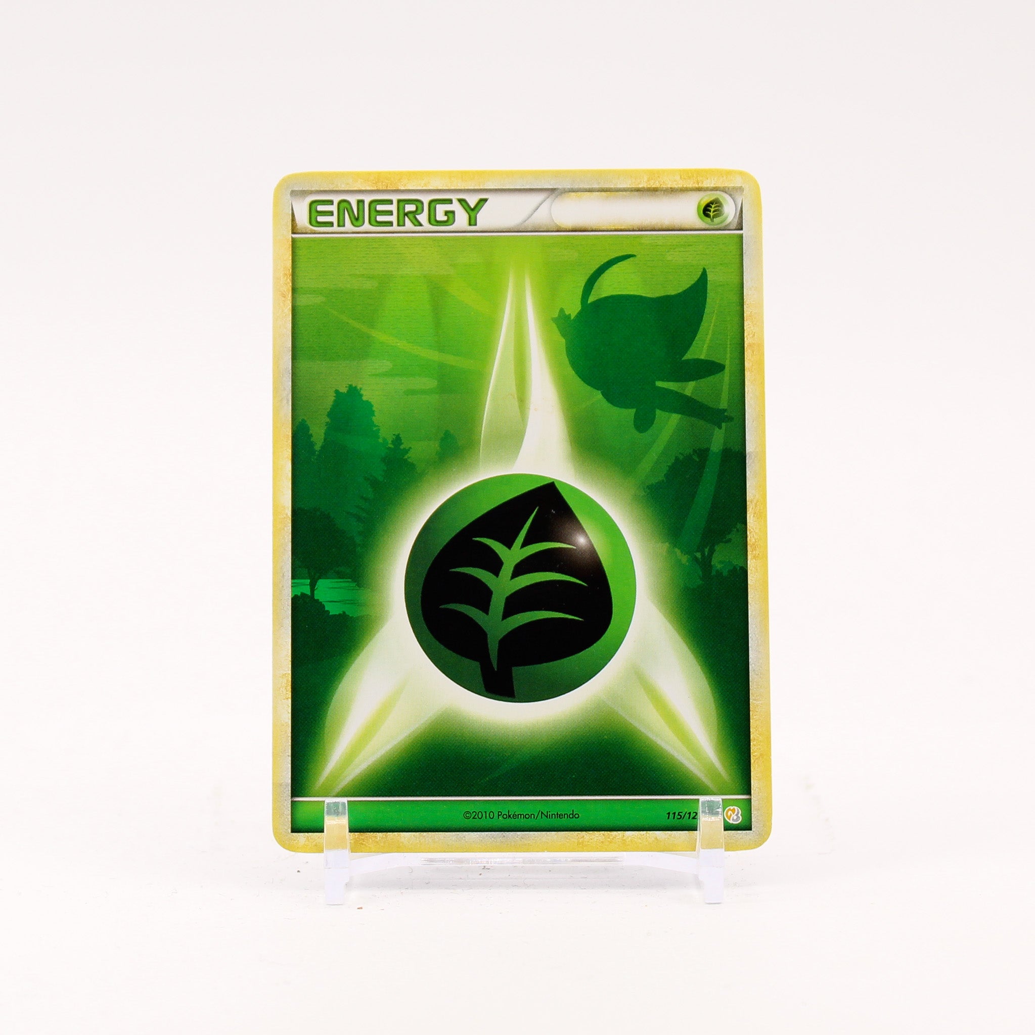 Grass Energy - 115/123 HeartGold & SoulSilver Basic - NM/LP